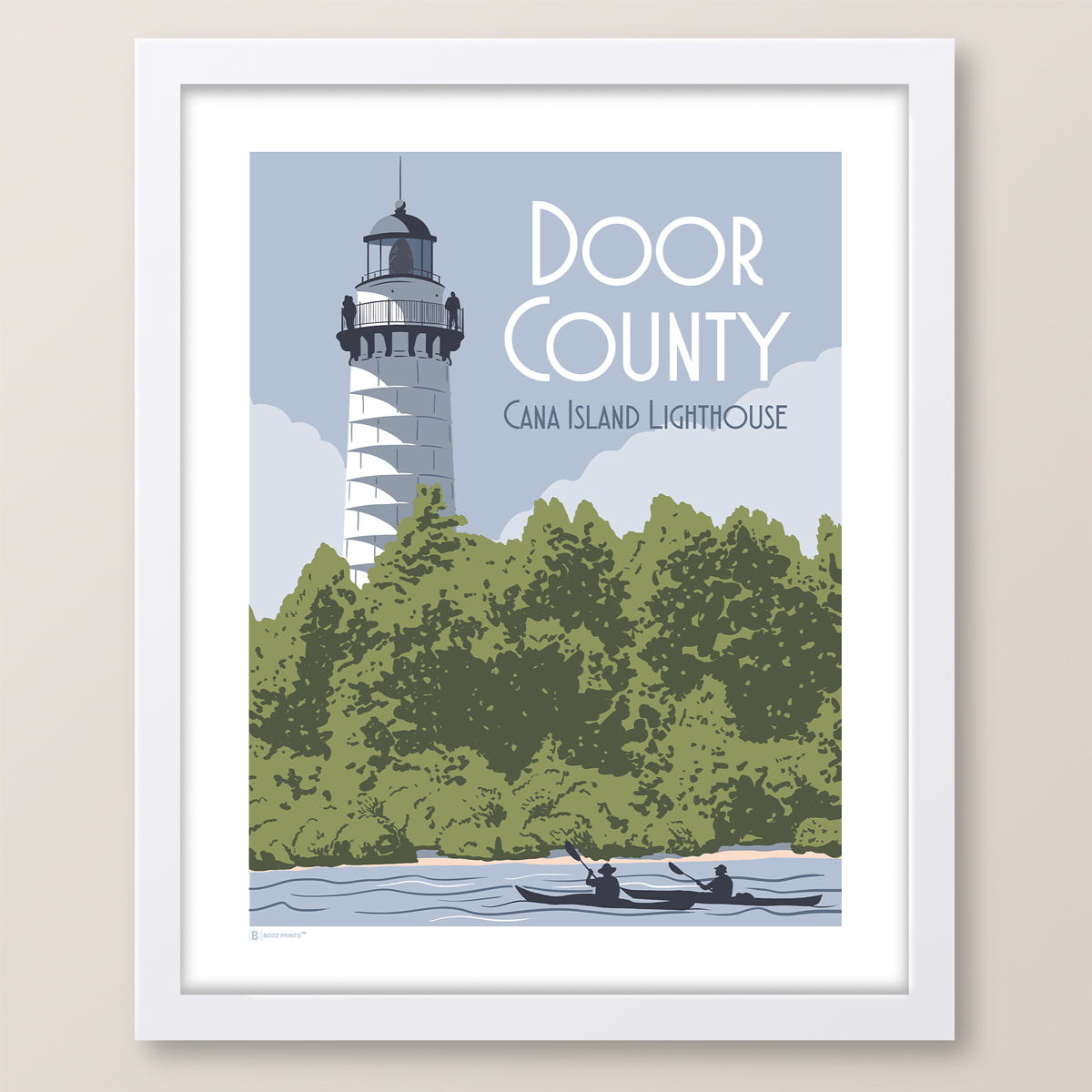 Door County Wisconsin Cana Island Lighthouse Print
