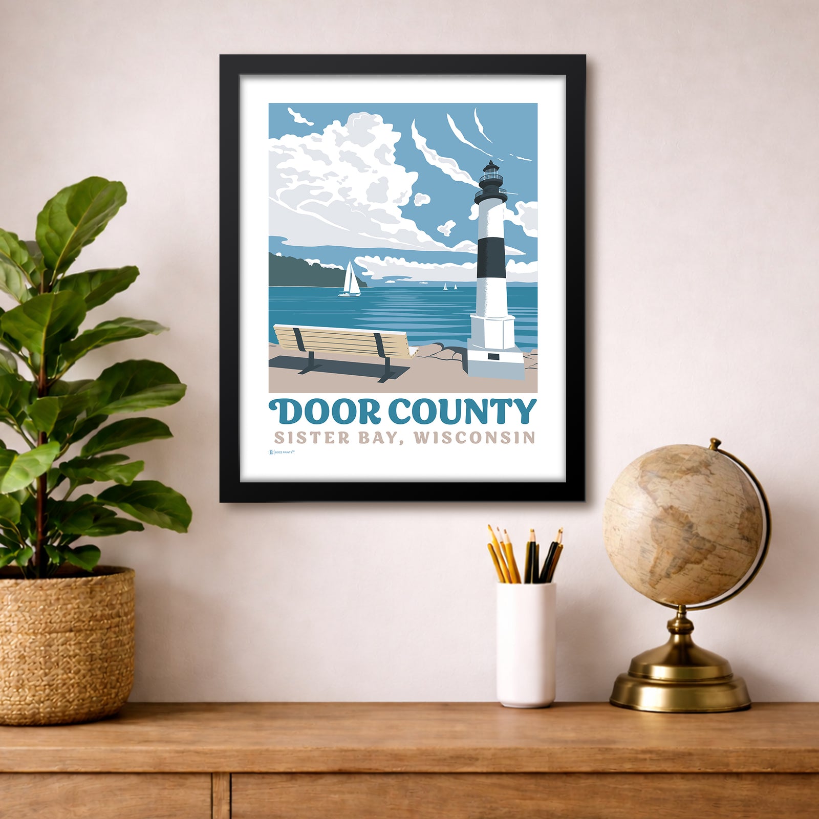 Door County Wisconsin Sister Bay Print