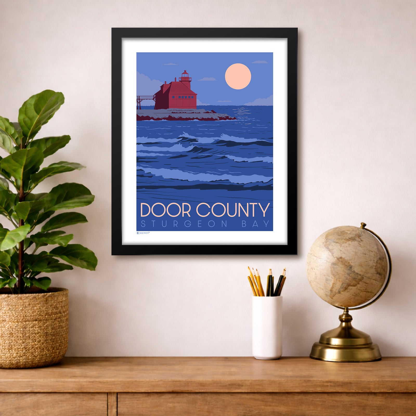 Door County Wisconsin Sturgeon Bay Print