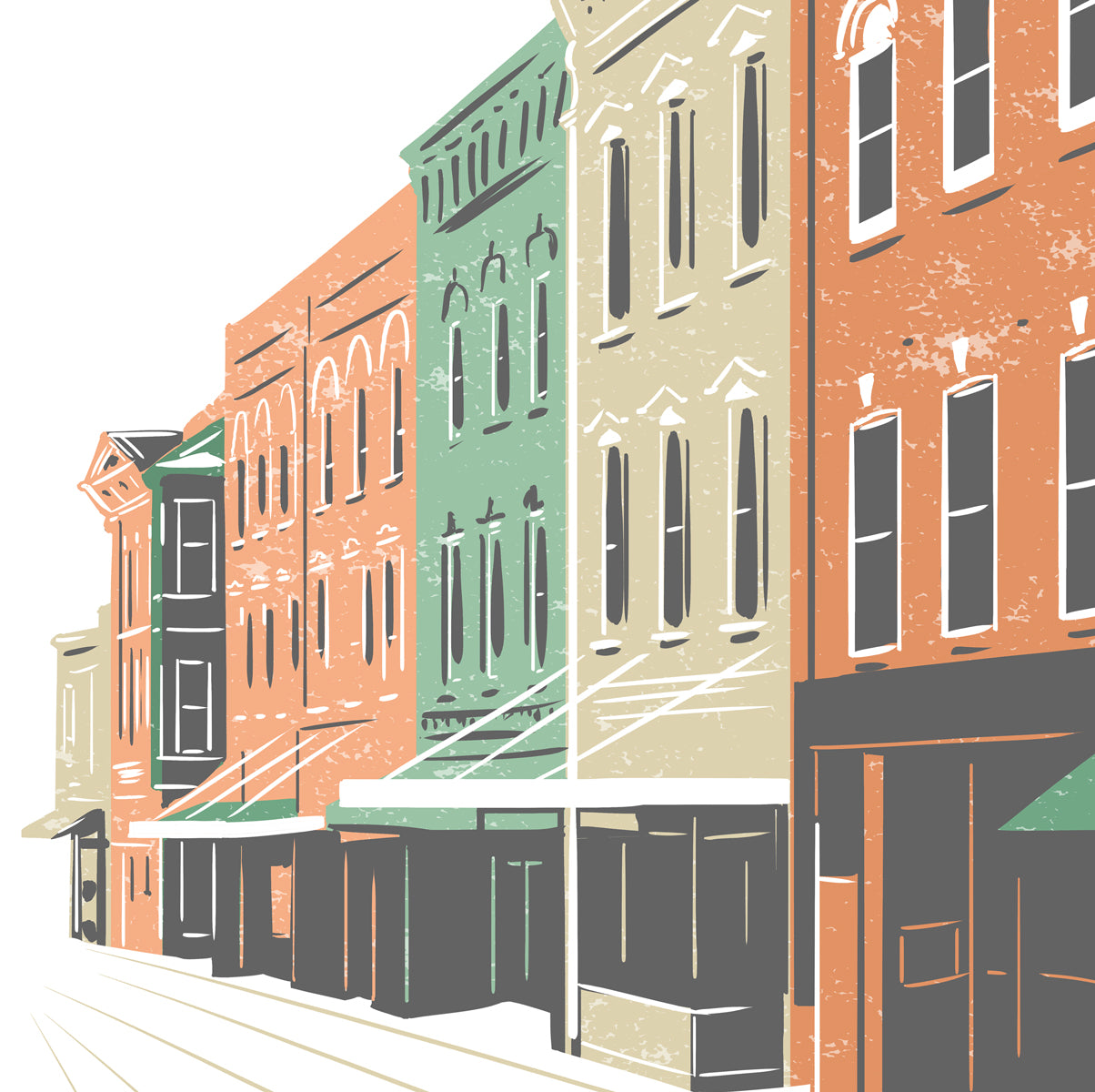 Downtown Muscatine Print
