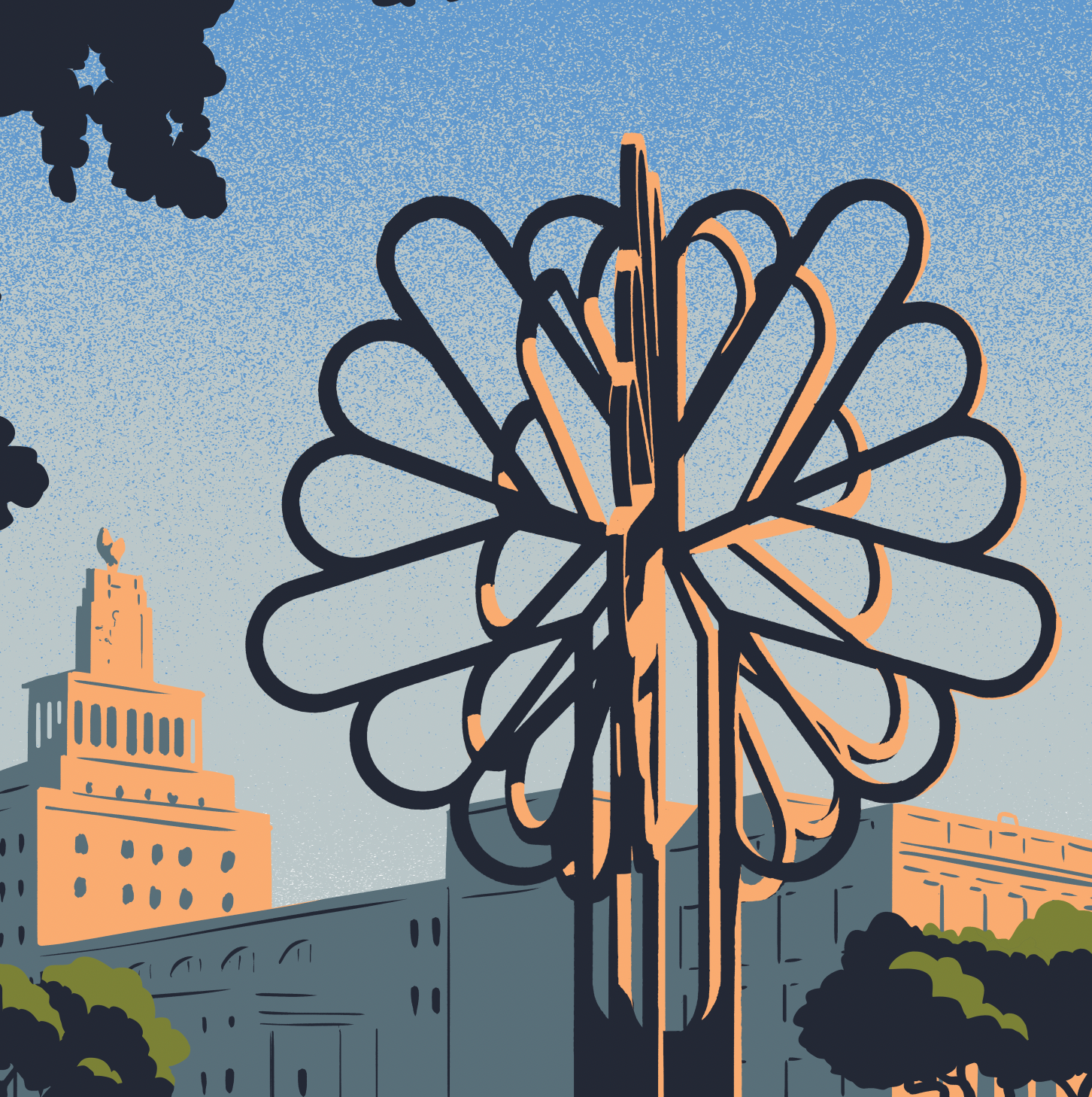 Downtown Cedar Rapids Iowa Print