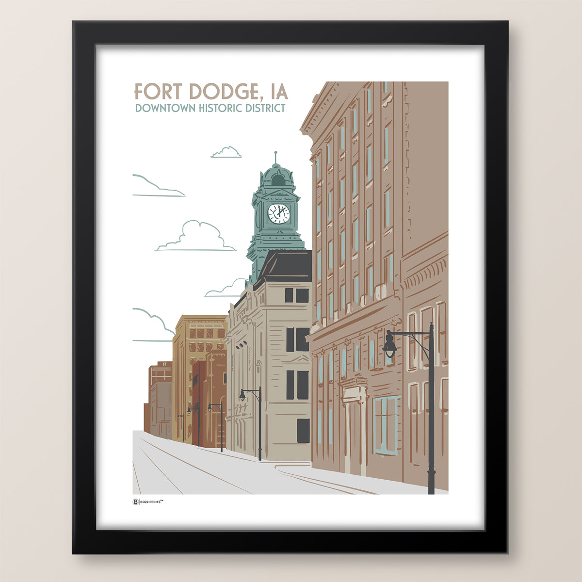 Downtown Fort Dodge Print