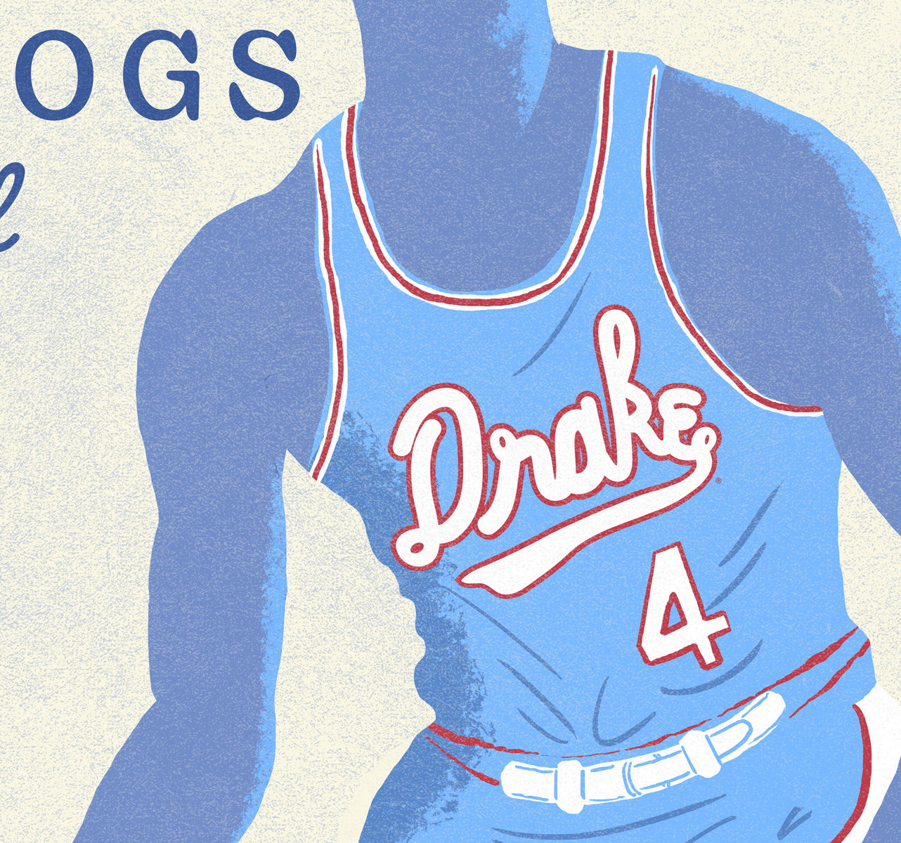 Drake University 1969 Basketball Team Print