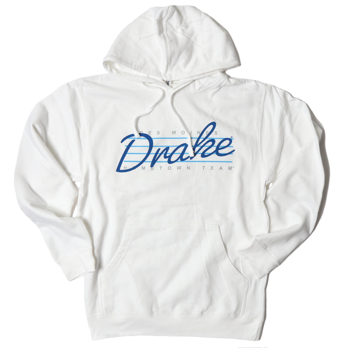 Drake University Hometown Lines Hooded Sweatshirt