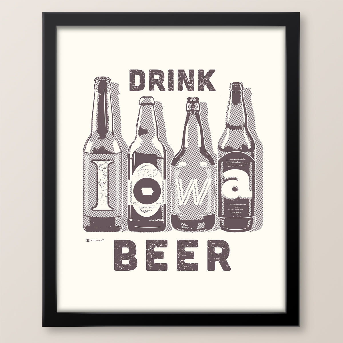 Drink Iowa Beer Print