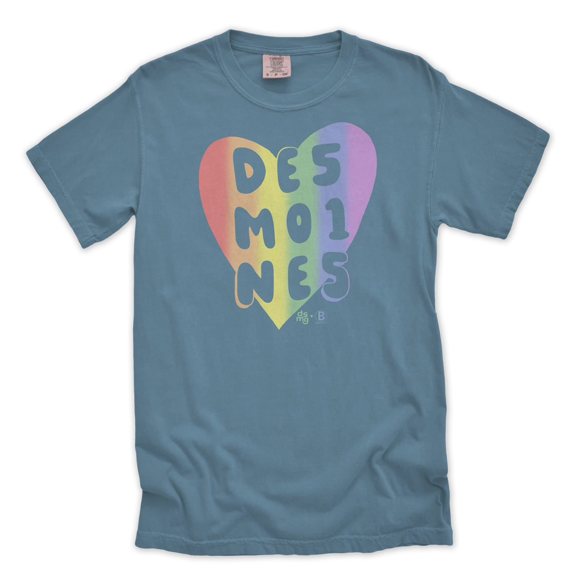 Des Moines 515 Heart Pride T-Shirt