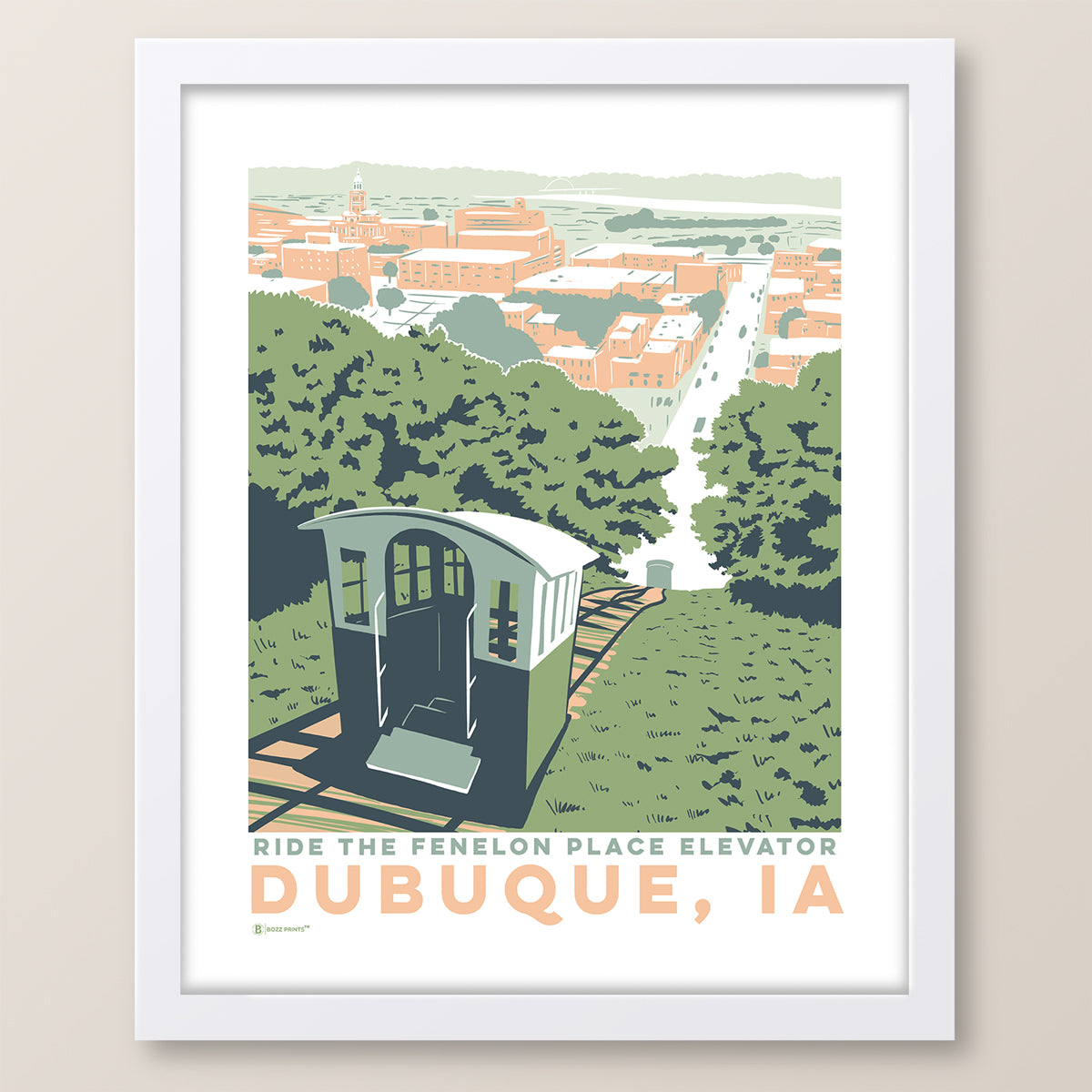 Dubuque Elevator Print