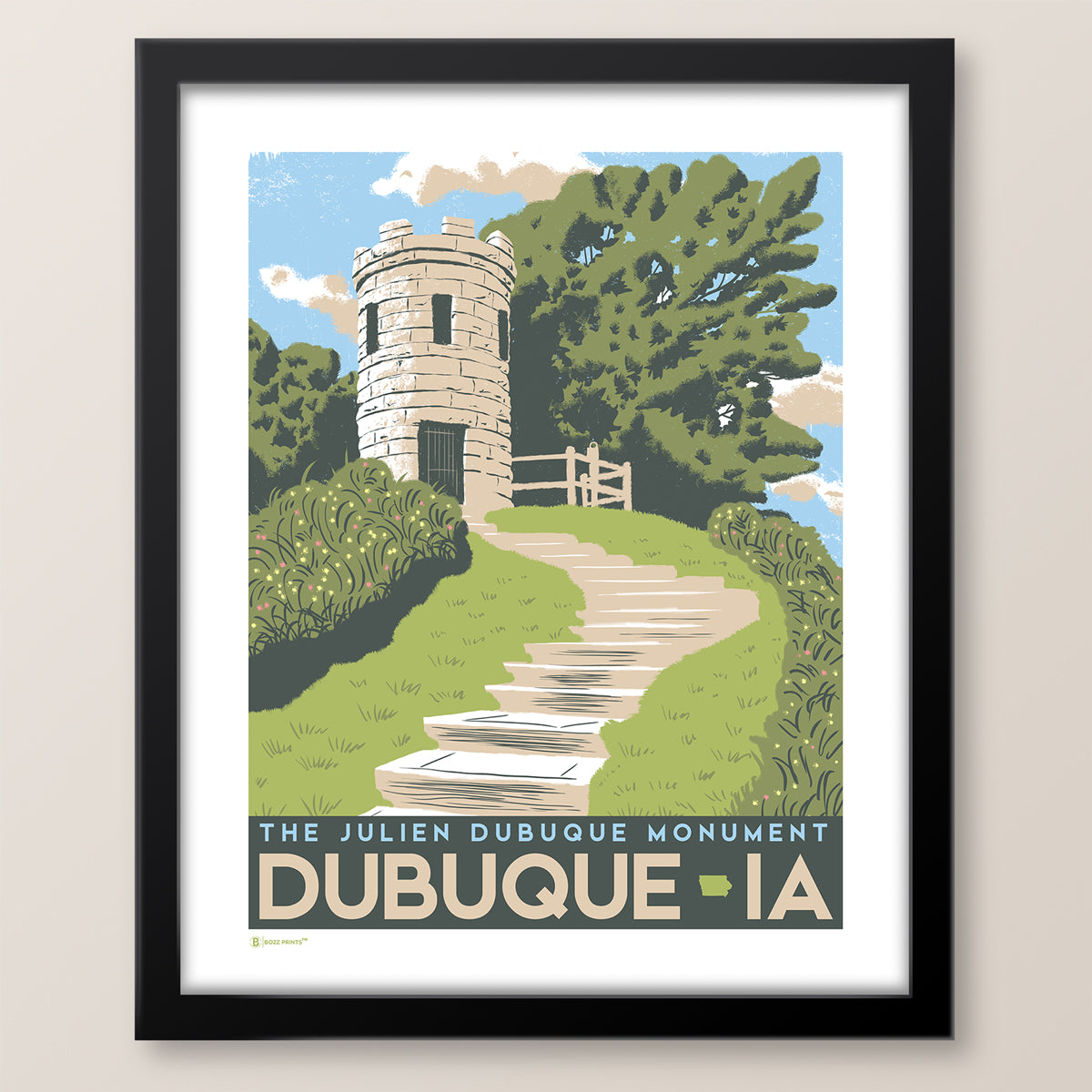Dubuque Monument Print