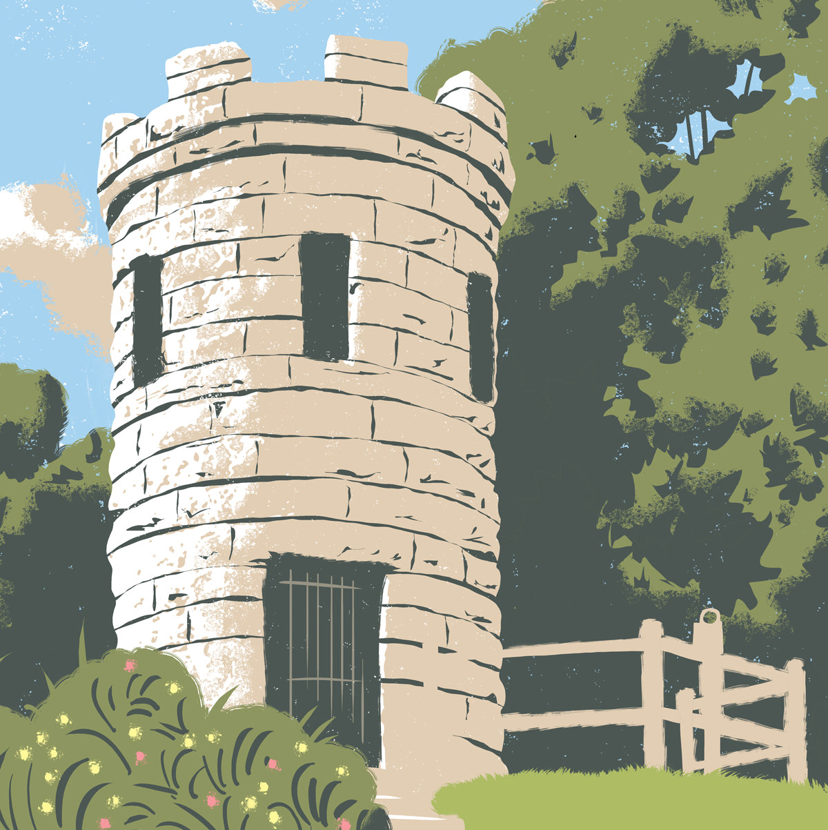 Dubuque Monument Print