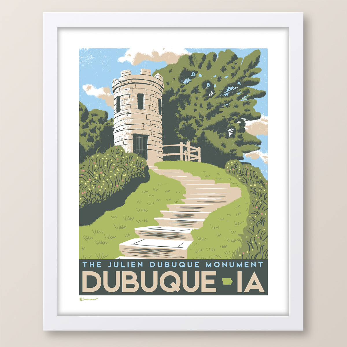 Dubuque Monument Print