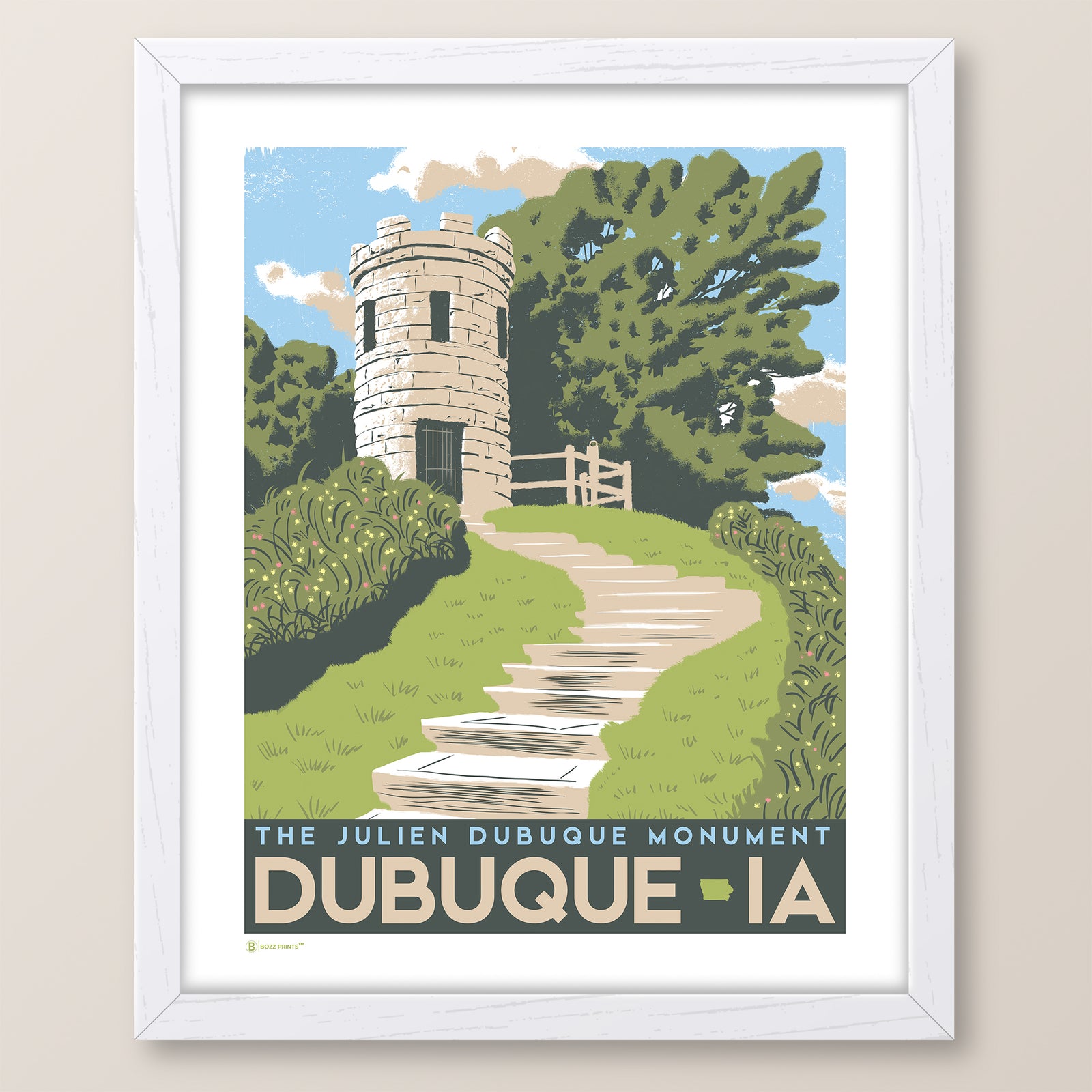 Dubuque Monument Print