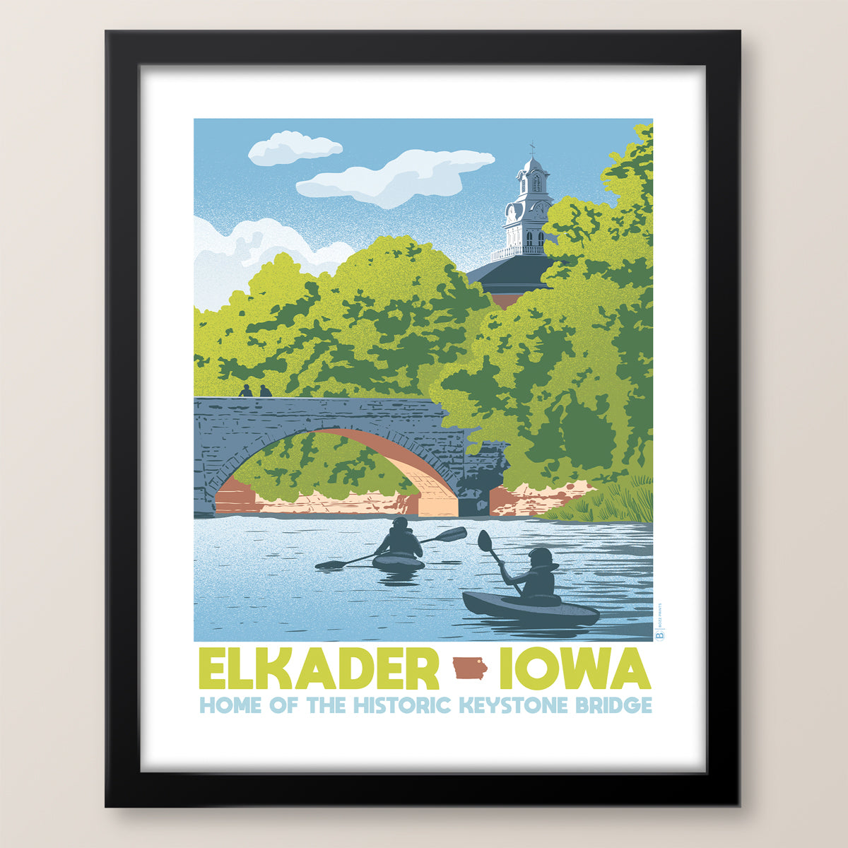 Elkader Keystone Bridge Print