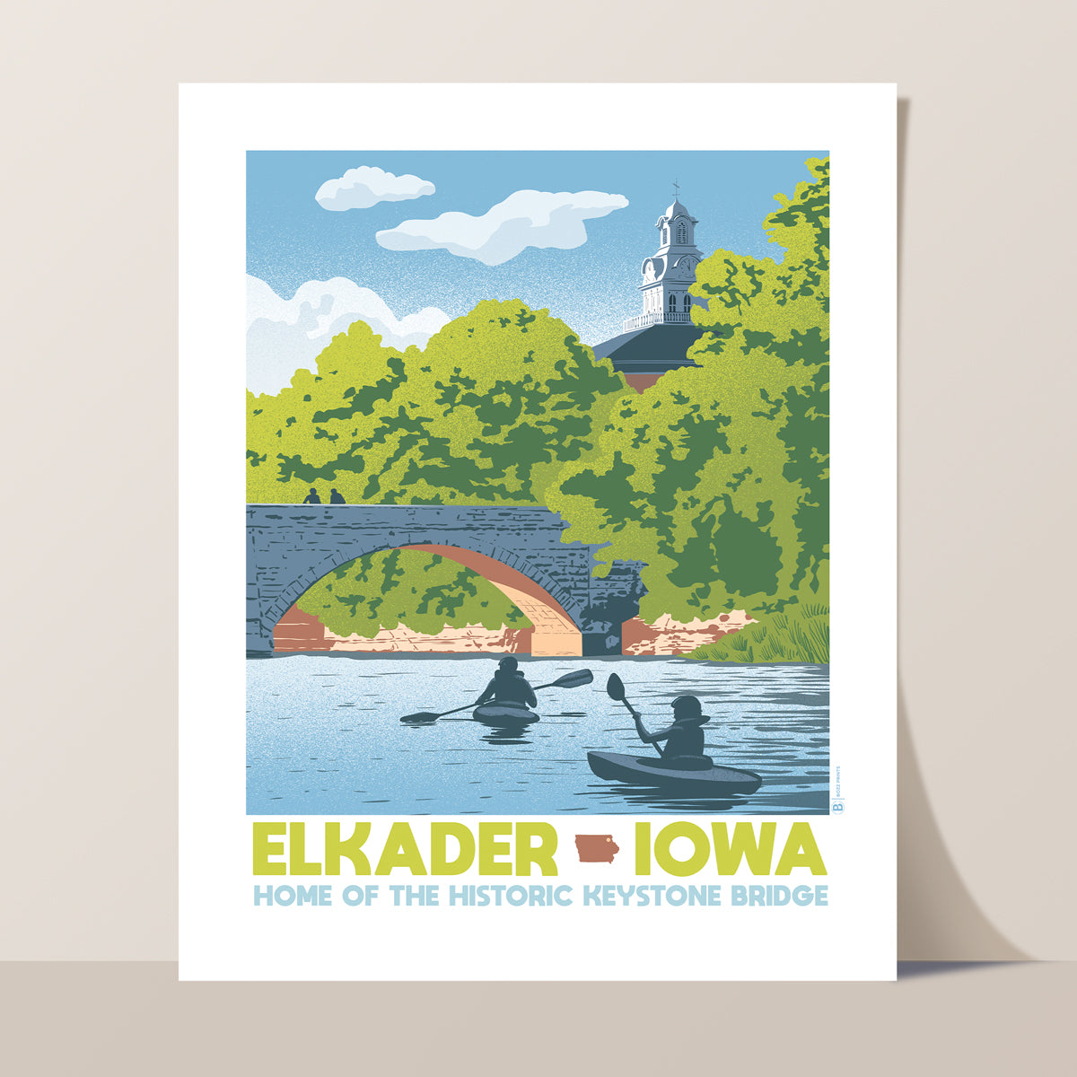 Elkader Keystone Bridge Print