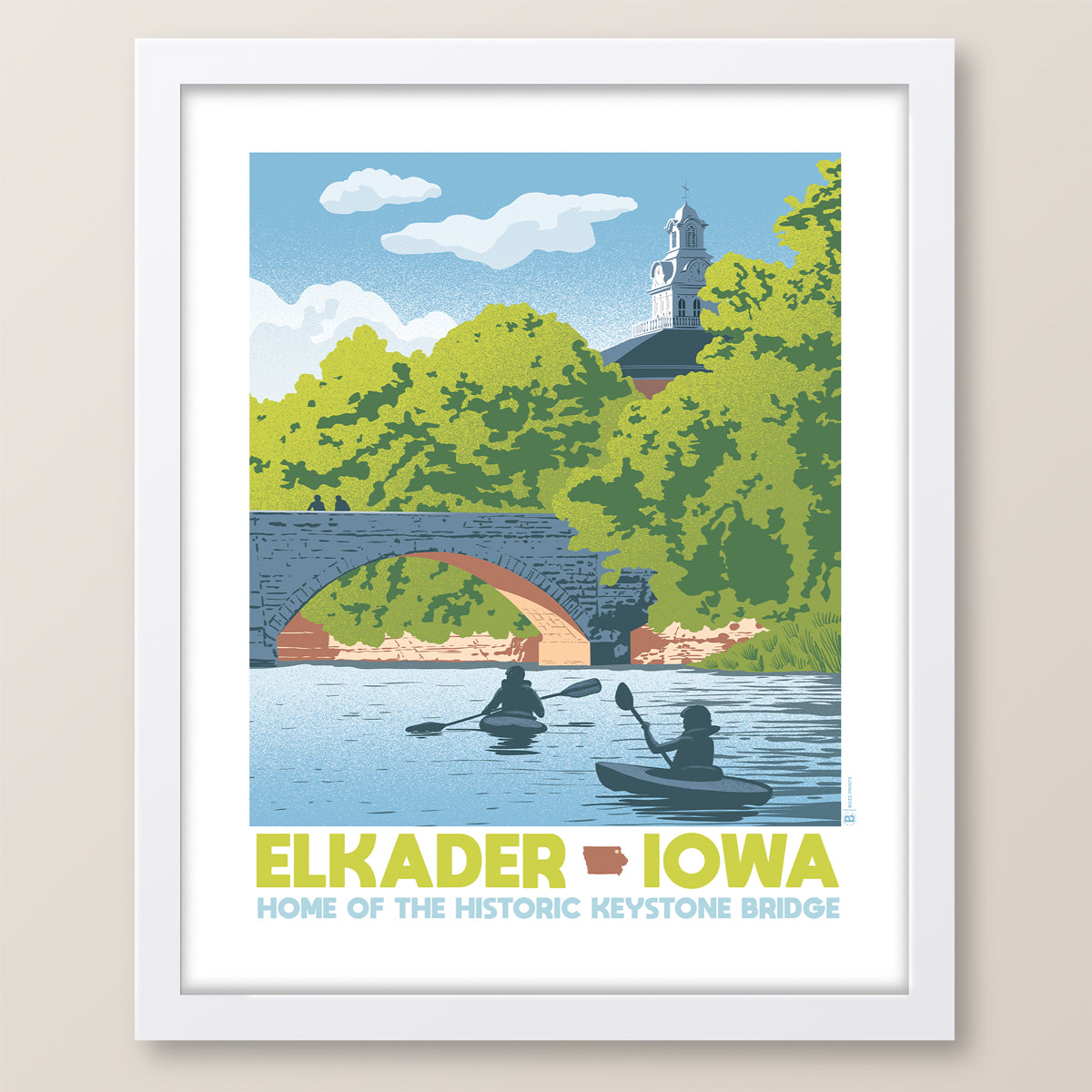 Elkader Keystone Bridge Print