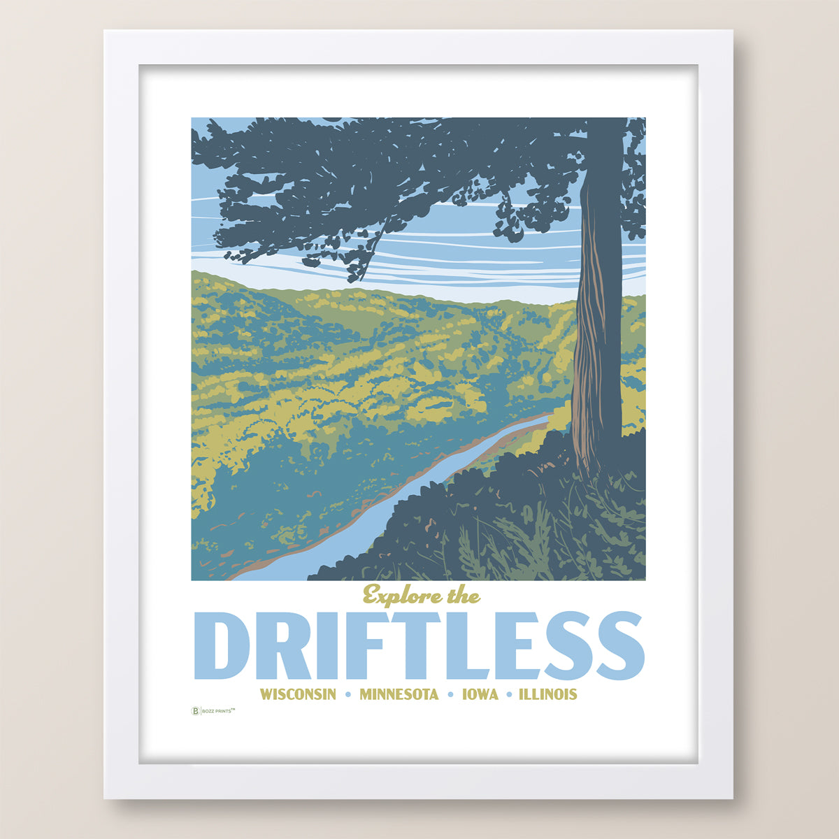 Explore the Driftless Print