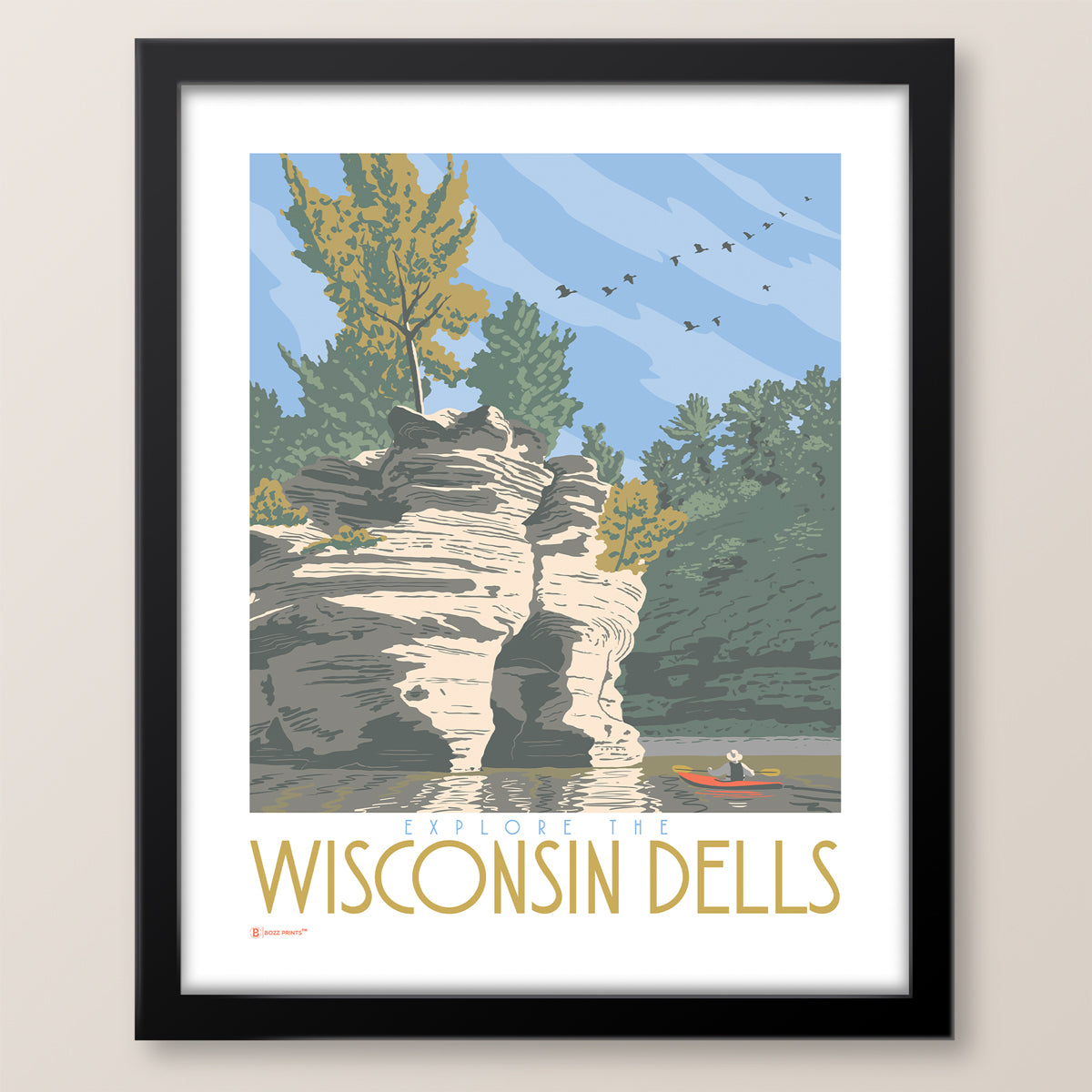 Explore Wisconsin Dells Print