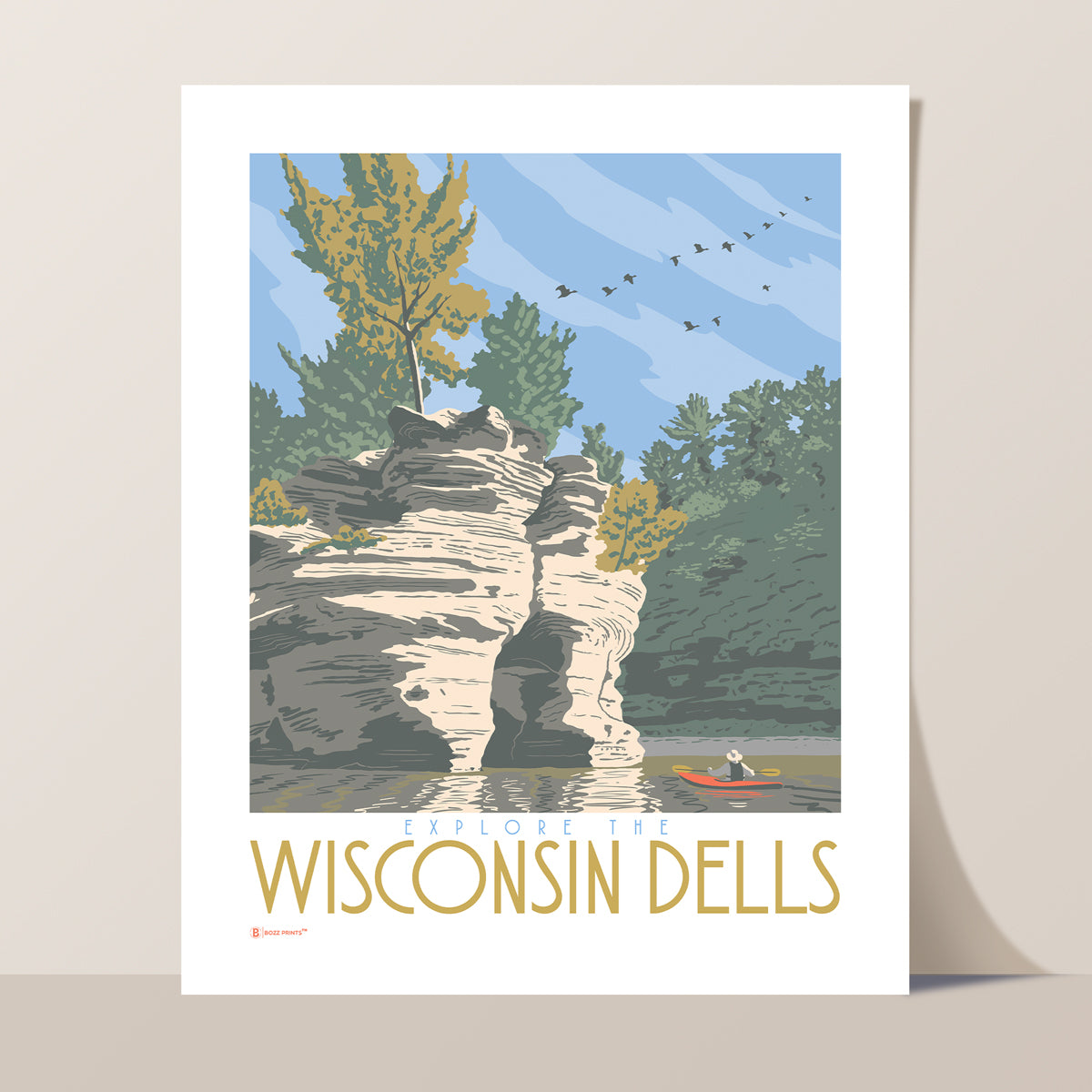 Explore Wisconsin Dells Print