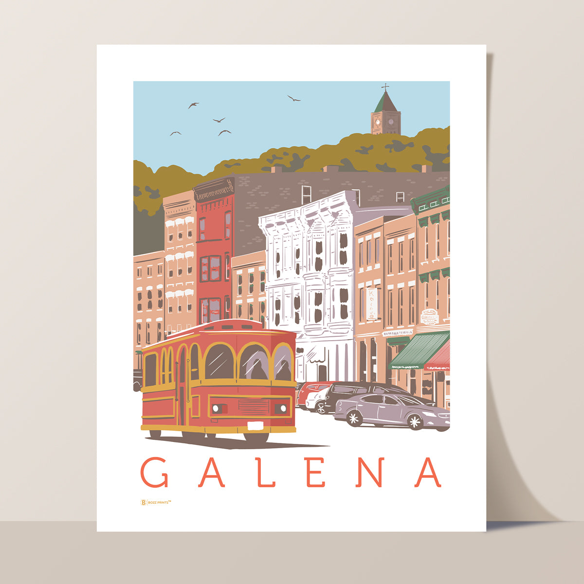 Galena Main Street Print
