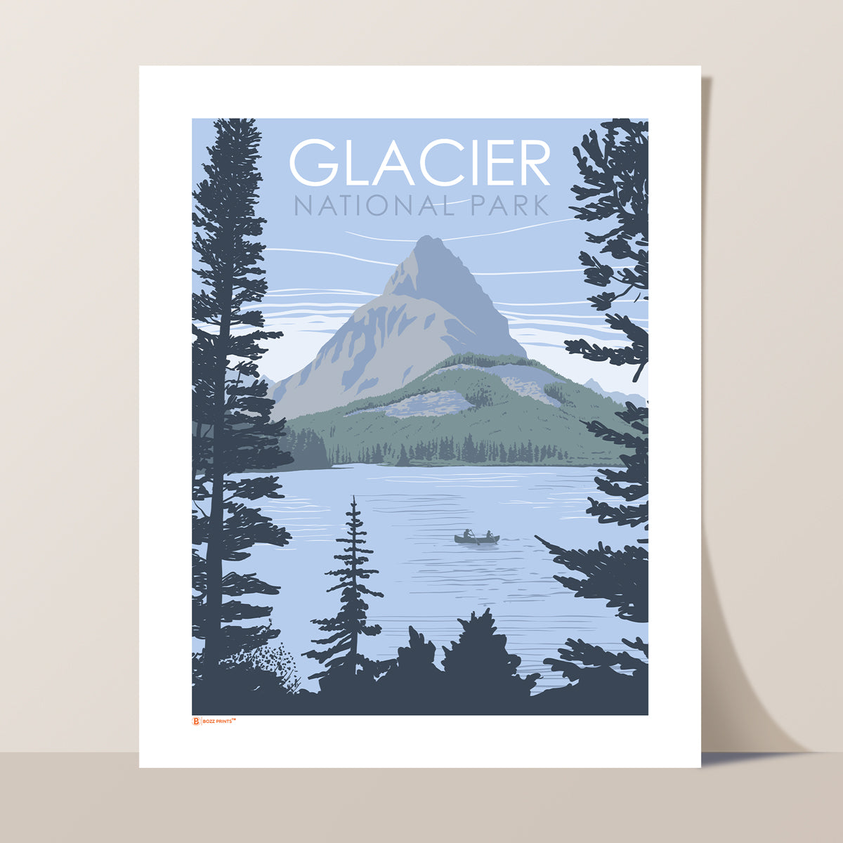 Glacier National Park Swiftcurrent Lake Print