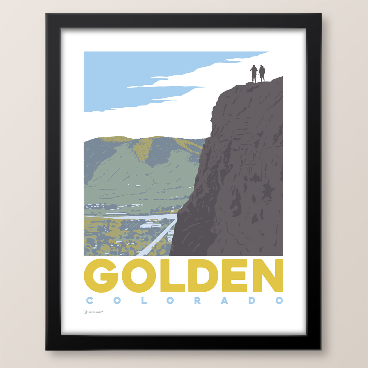 Golden South Table Mountain Print