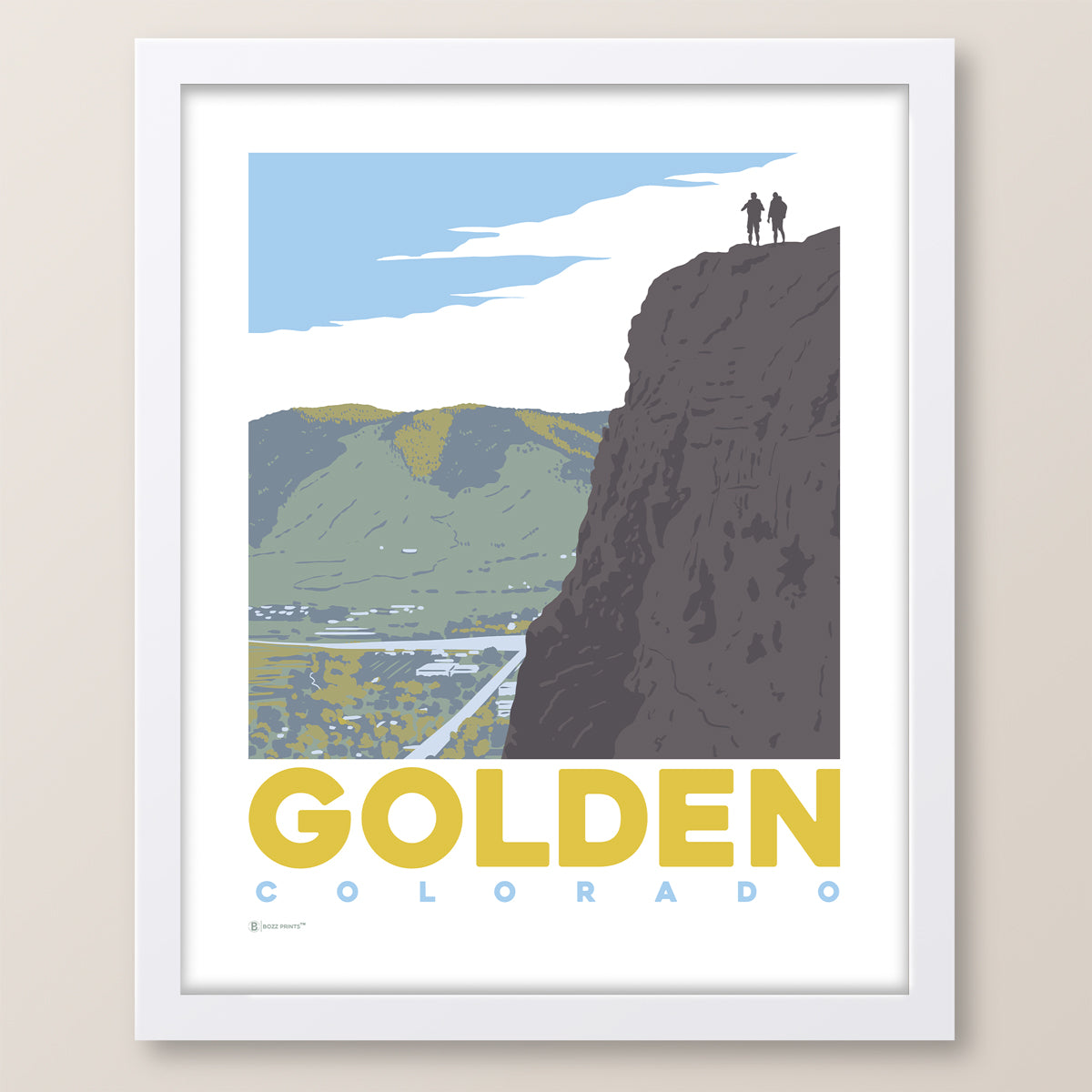 Golden South Table Mountain Print