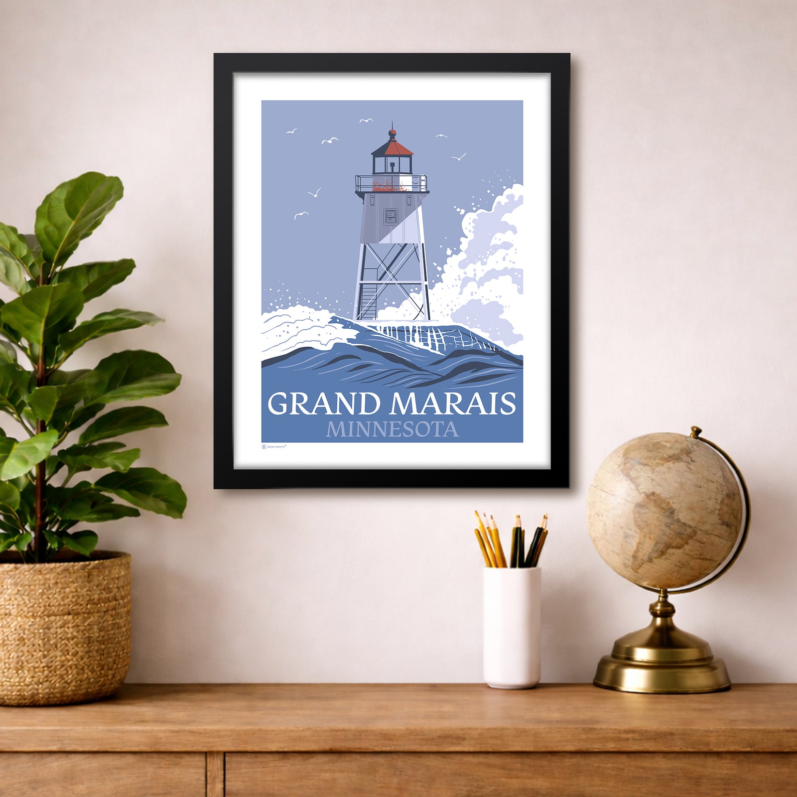 Grand Marais Lighthouse - Minnesota Print
