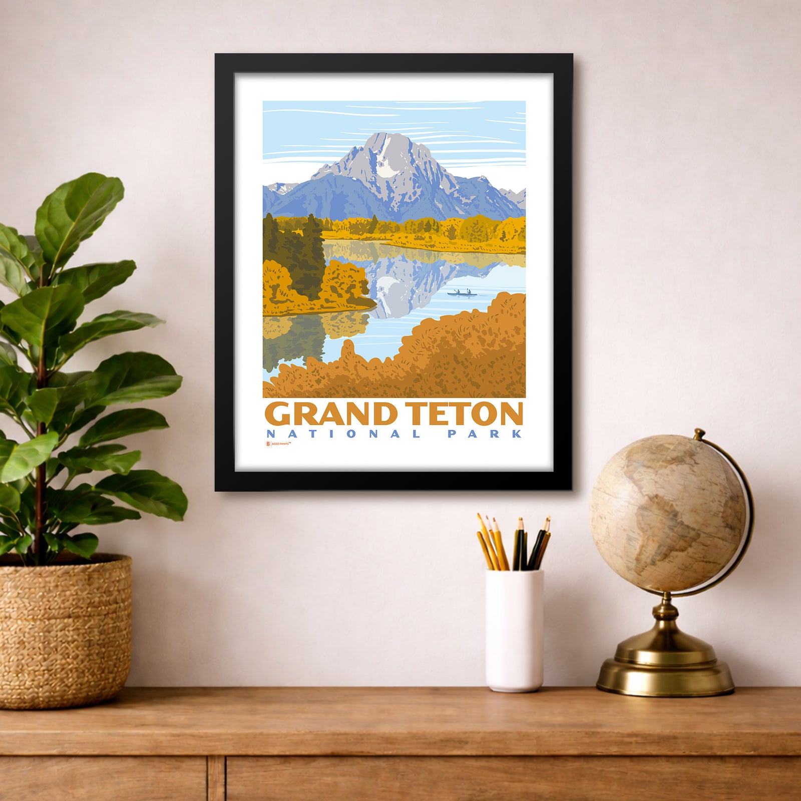 Grand Teton National Park Oxbow Bend Print