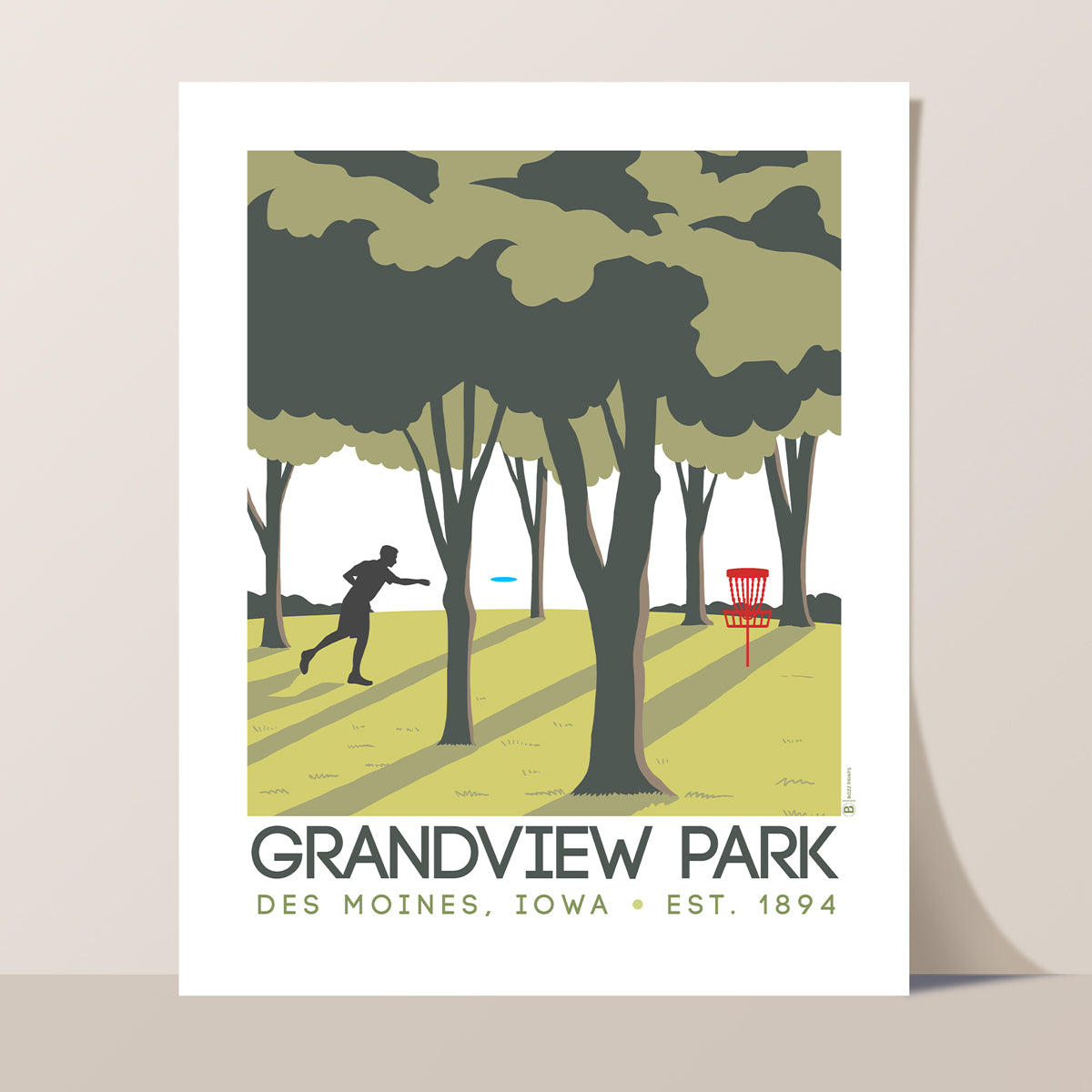 Grandview Park - Des Moines Park Print