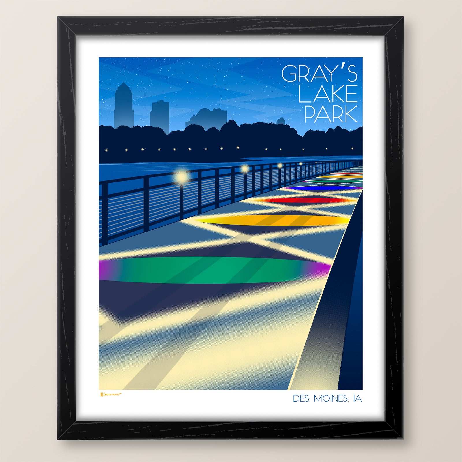 Gray's Lake Park - Des Moines Print