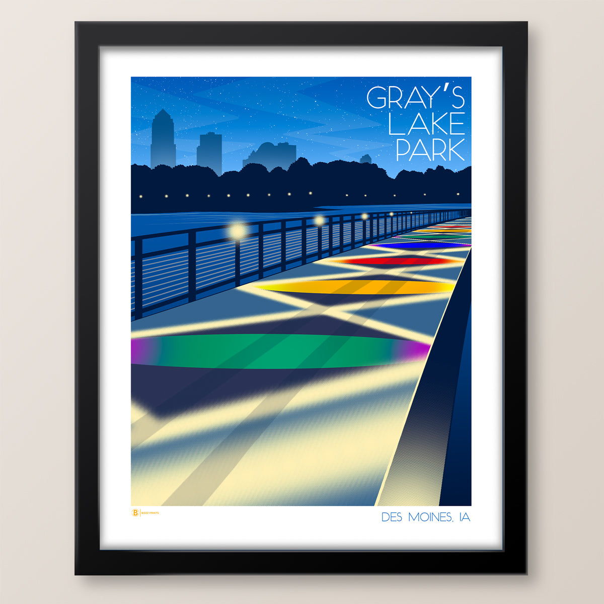 Gray's Lake Park - Des Moines Print