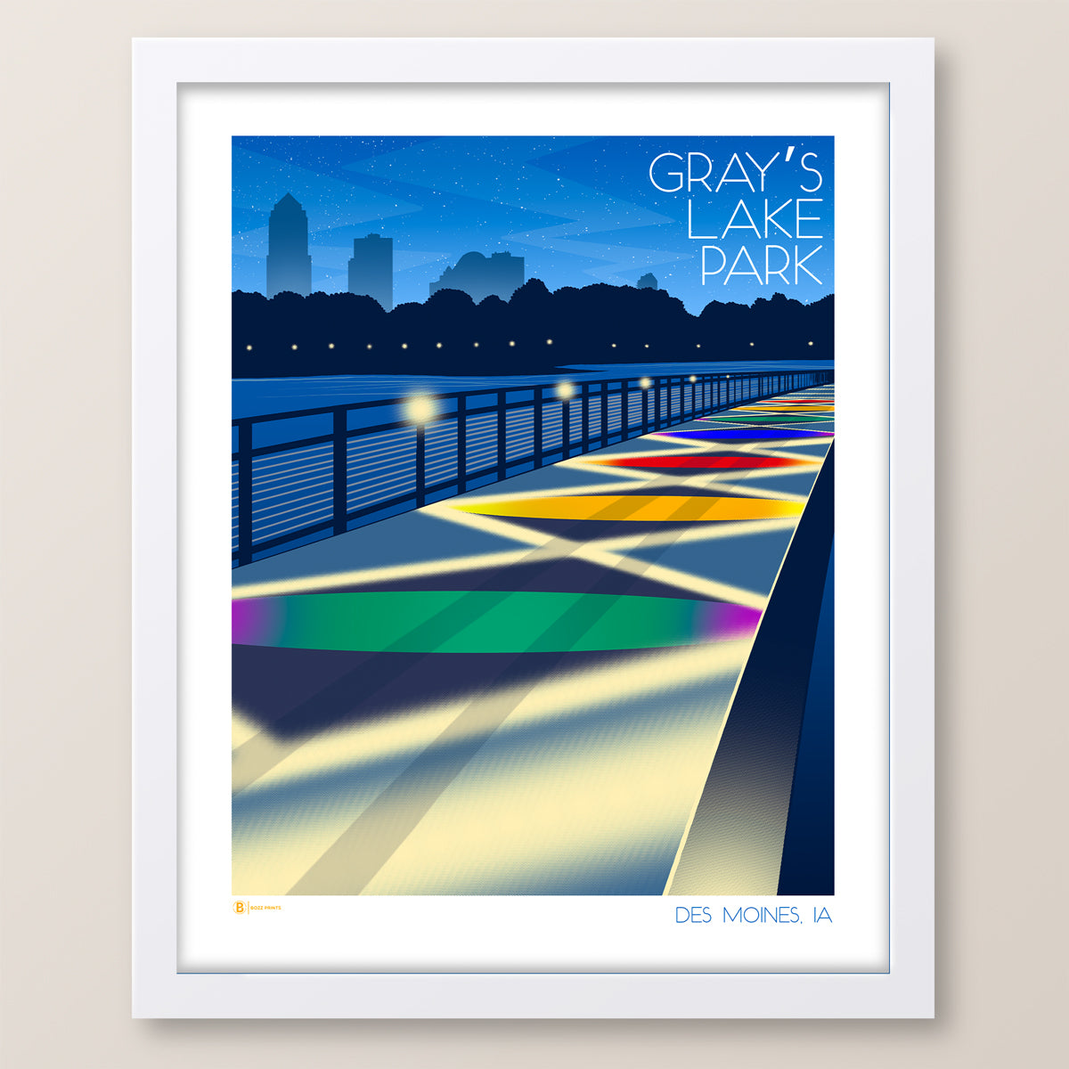 Gray's Lake Park - Des Moines Print