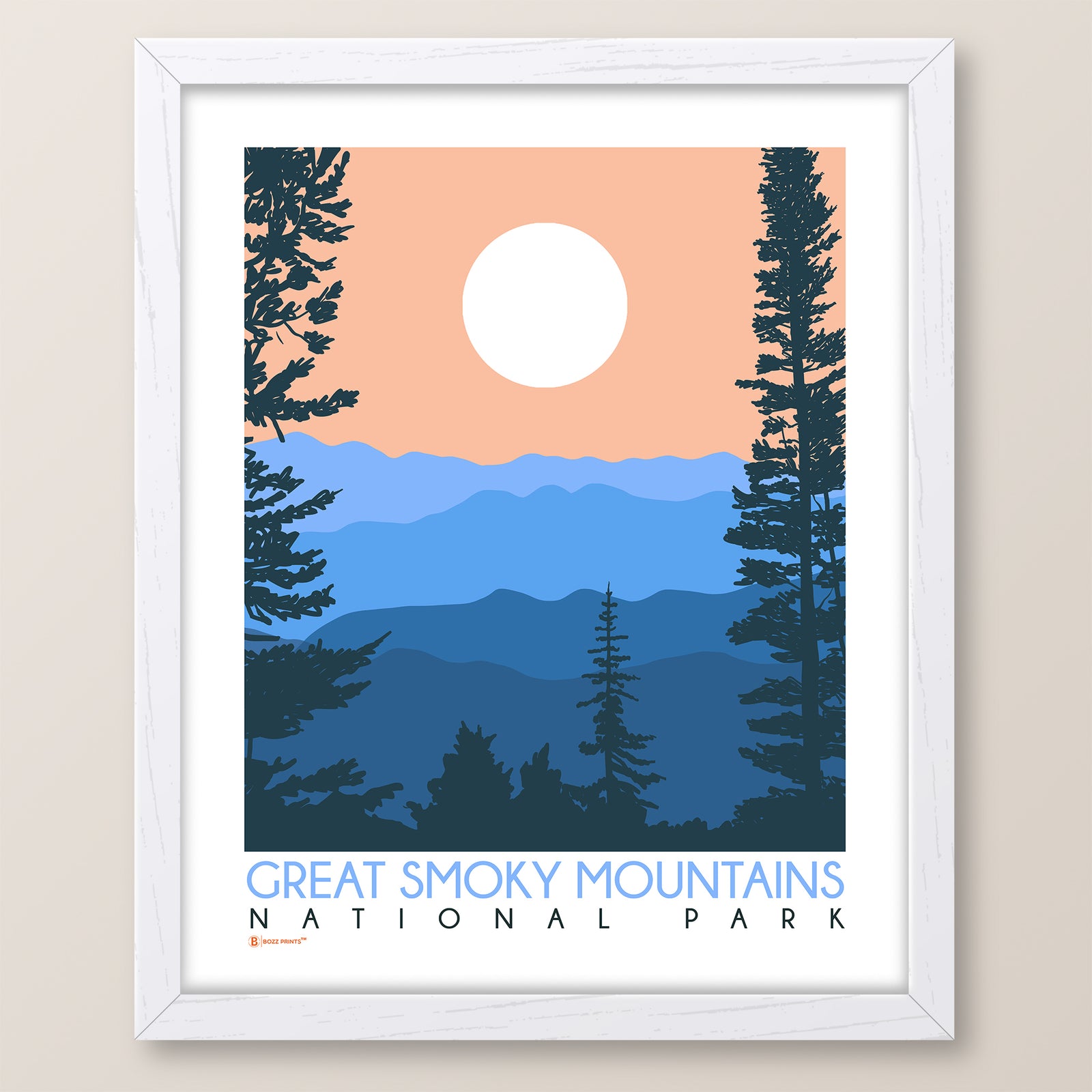 Great Smoky Mountains National Park Newfound Gap Print