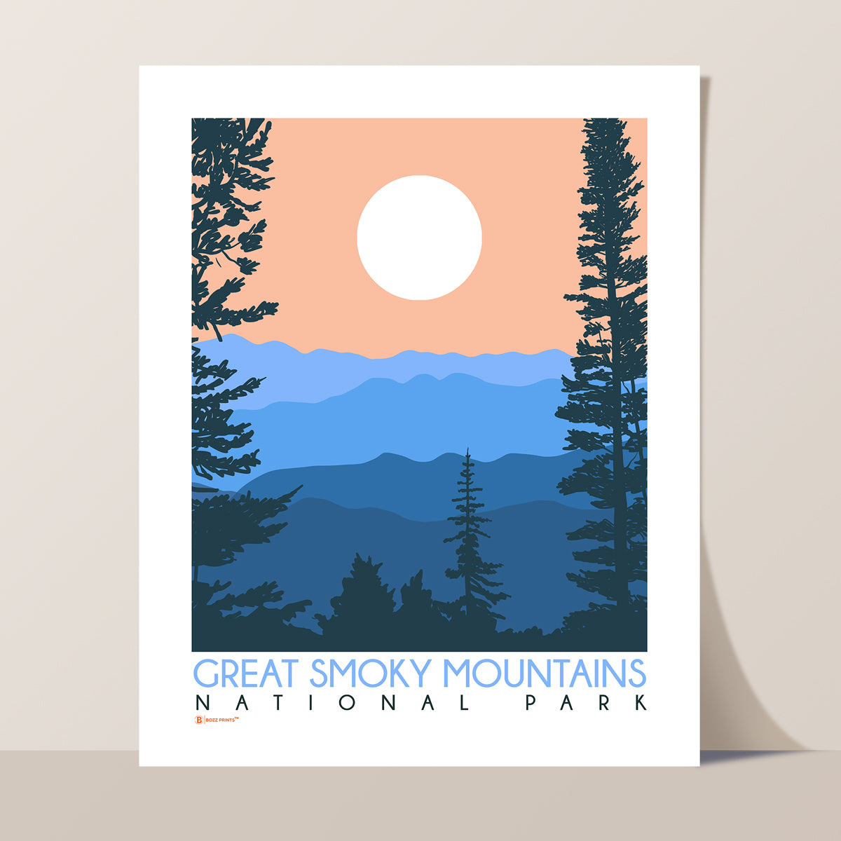 Great Smoky Mountains National Park Newfound Gap Print
