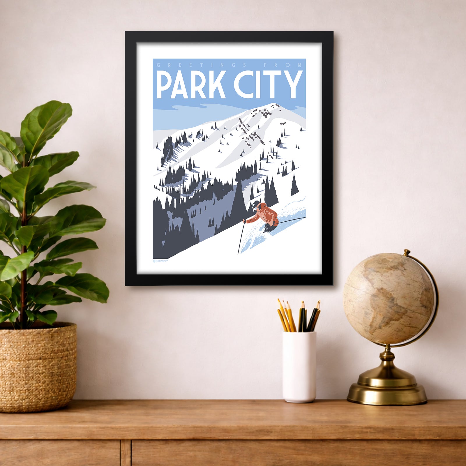 Greetings from Park City Utah Print