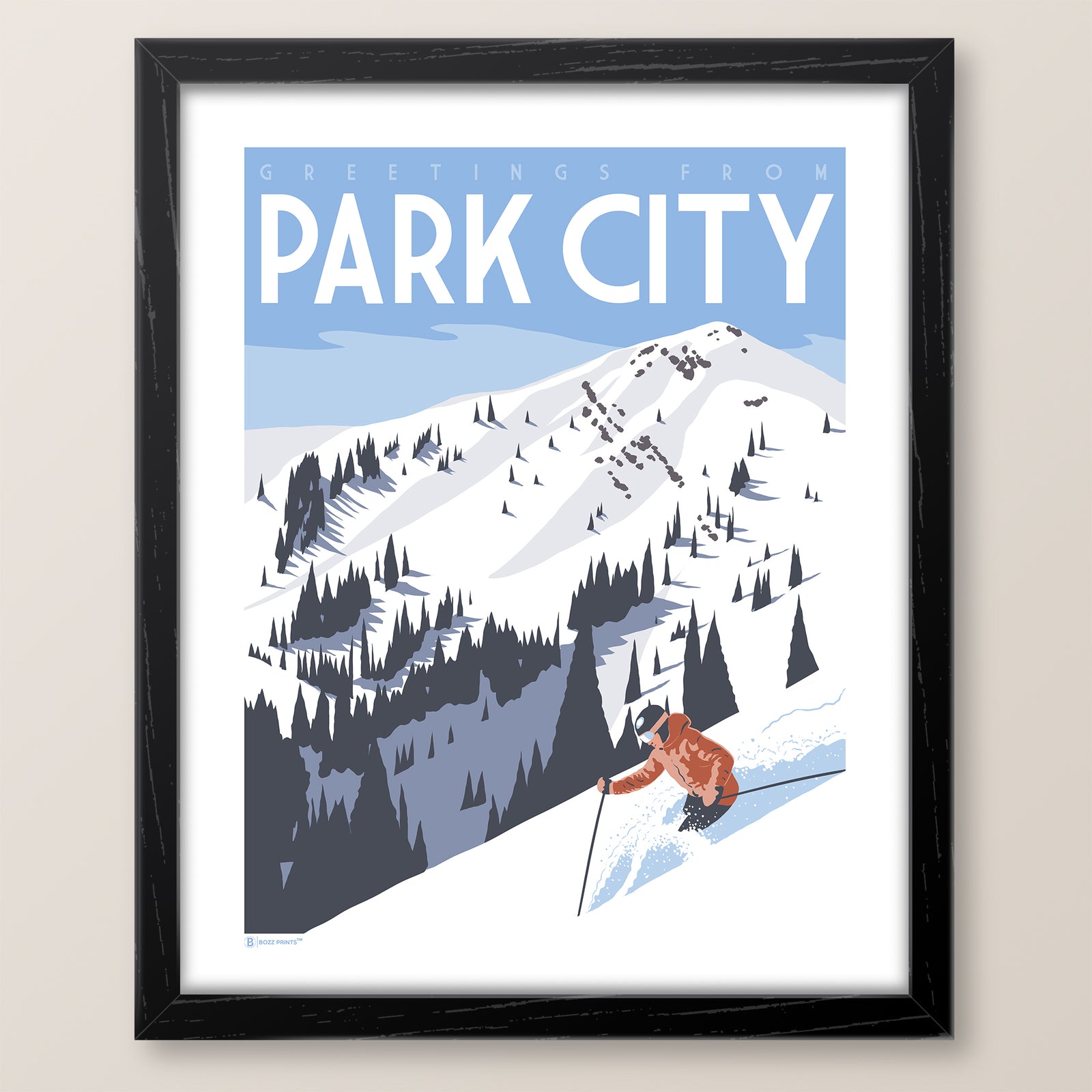 Greetings from Park City Utah Print