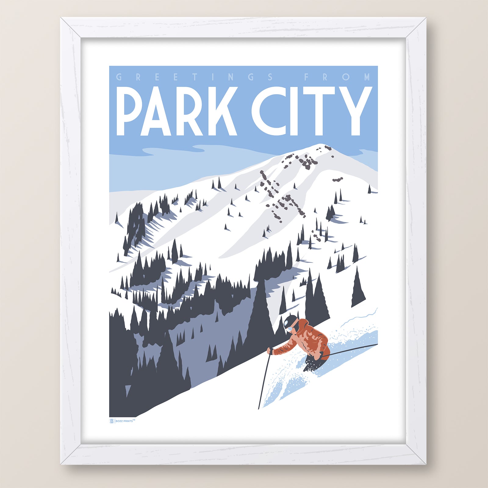 Greetings from Park City Utah Print