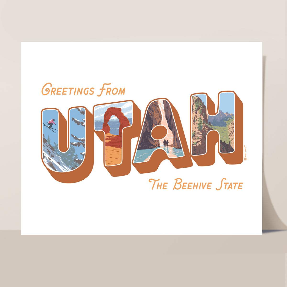 Greetings from Utah Print