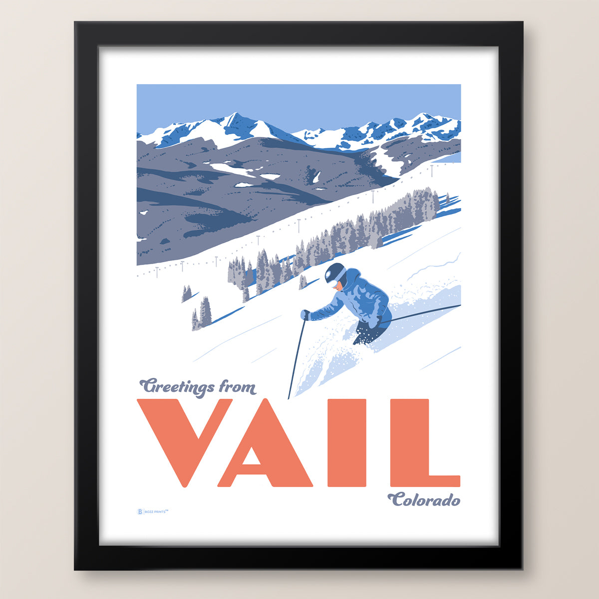 Greetings from Vail Colorado Print