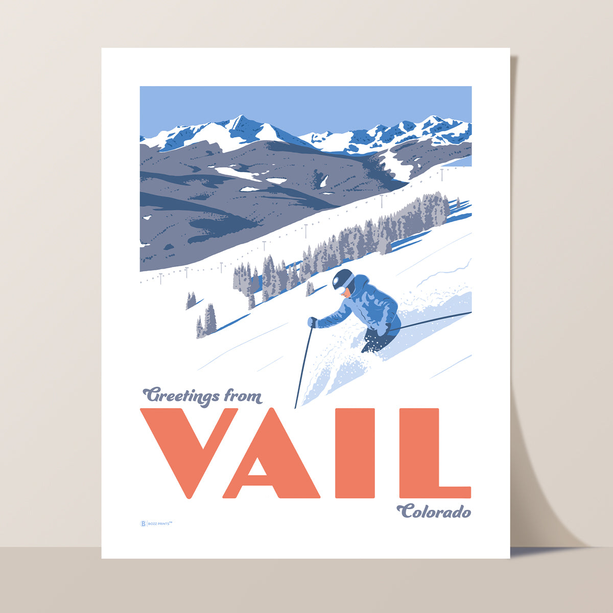 Greetings from Vail Colorado Print