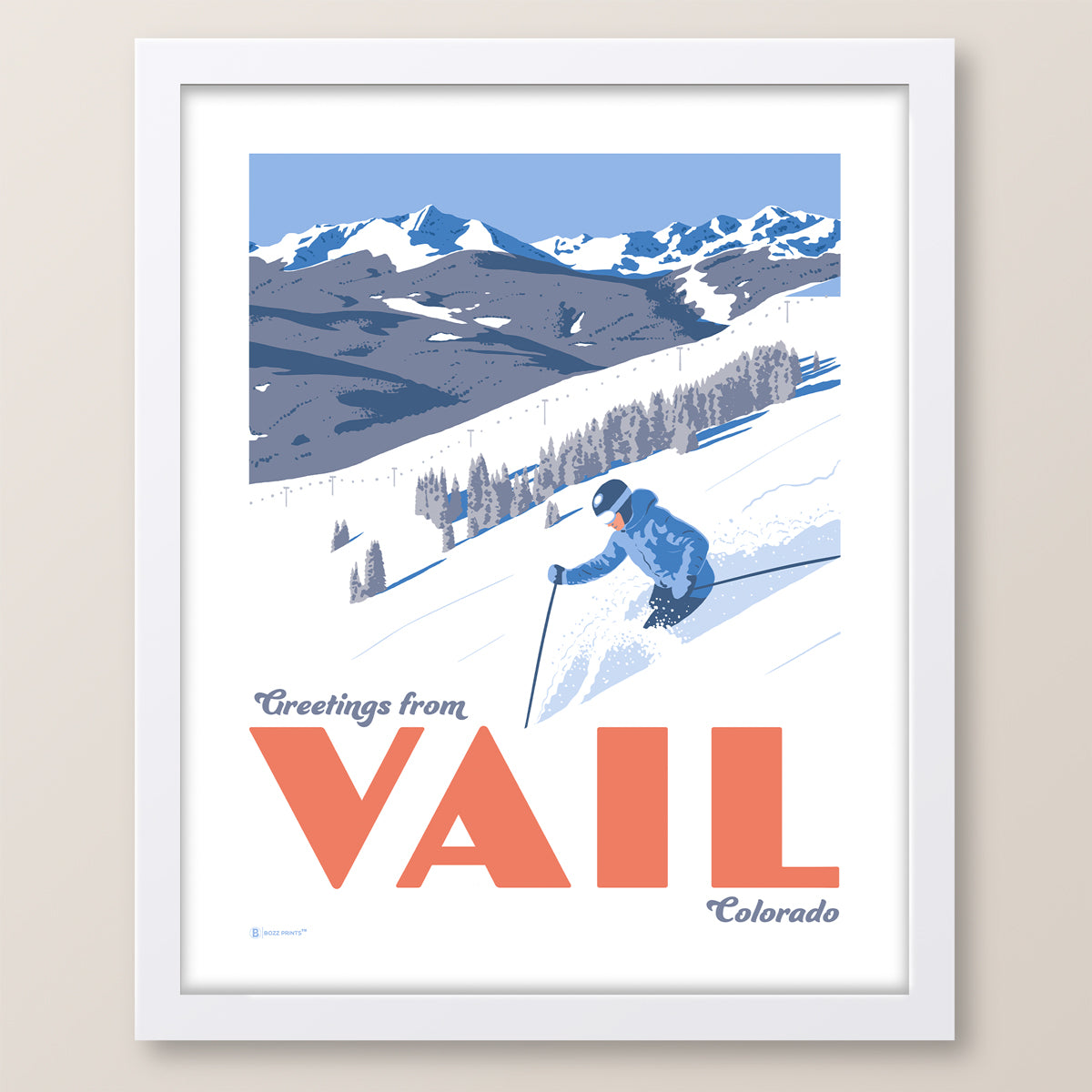 Greetings from Vail Colorado Print