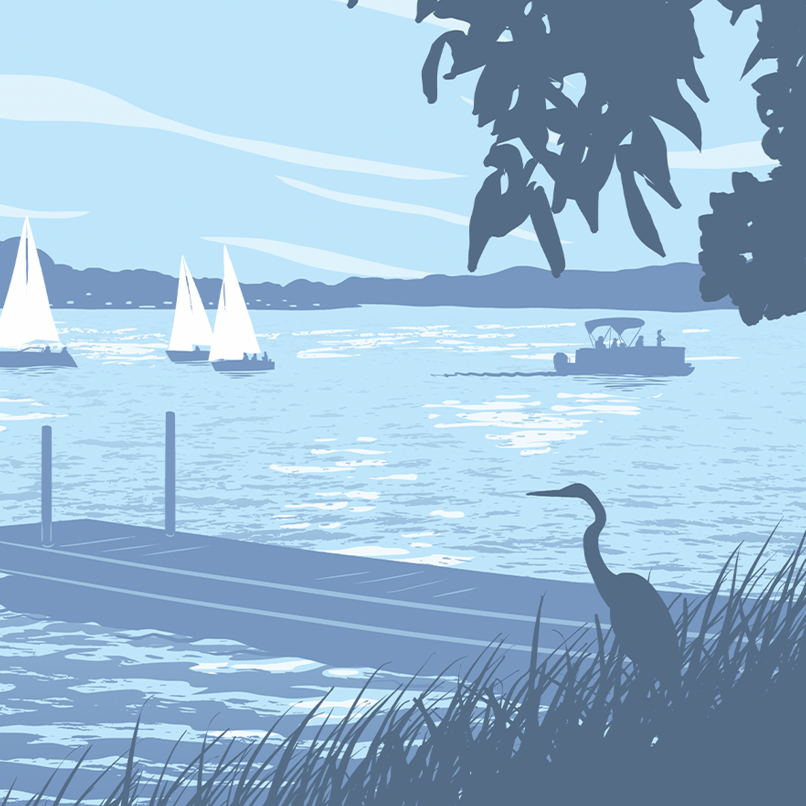 Gull Lake Minnesota Print