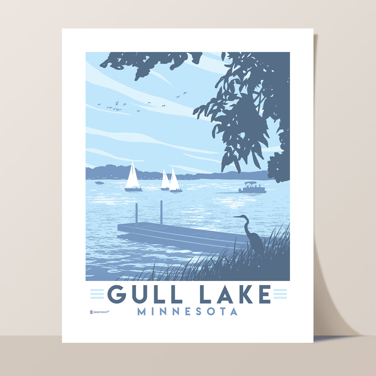 Gull Lake Minnesota Print