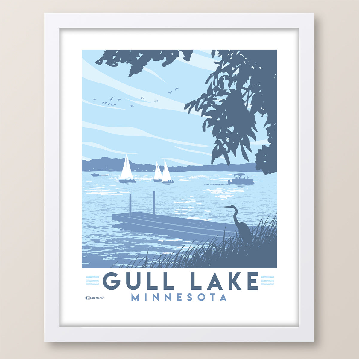 Gull Lake Minnesota Print