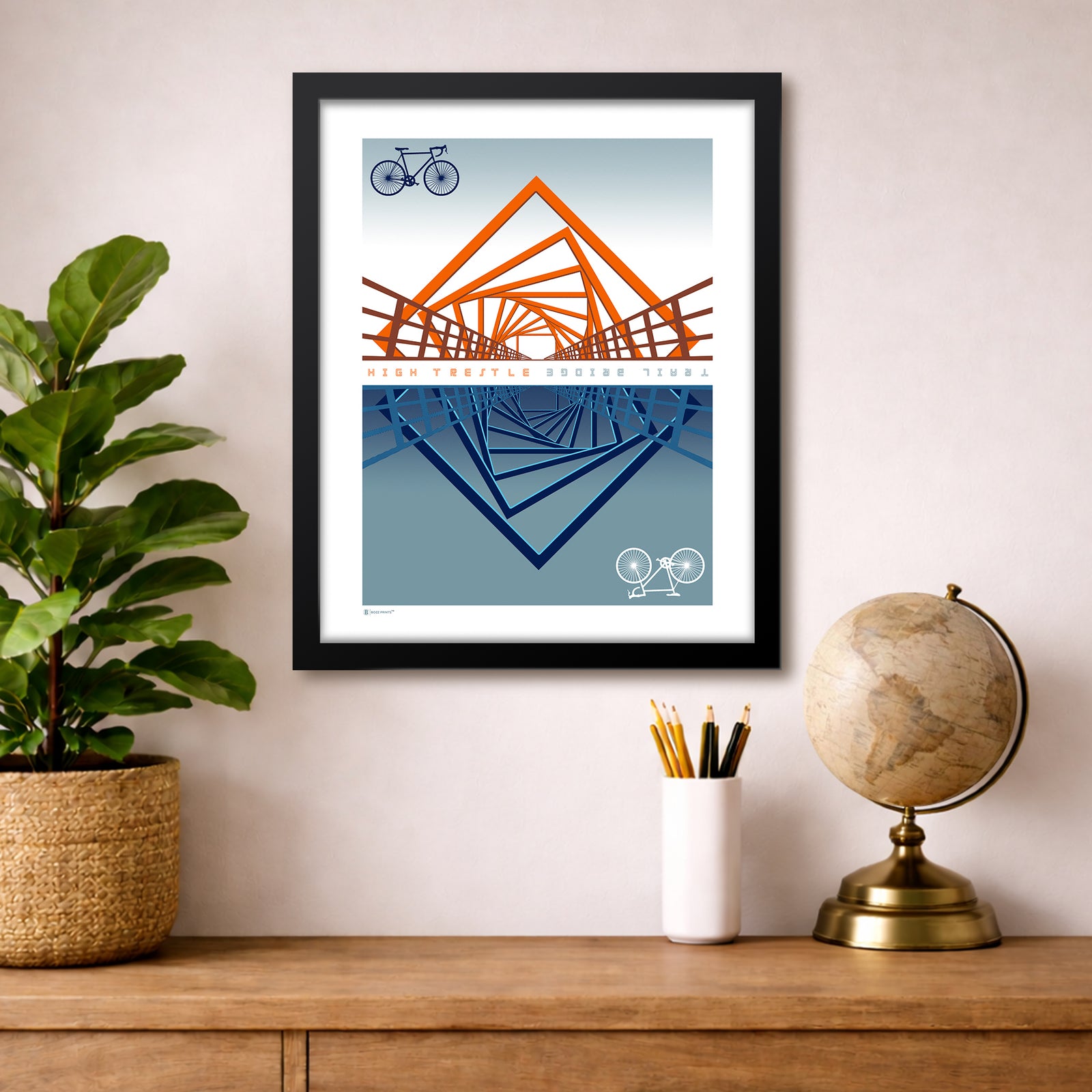 High Trestle Trail Bridge Print
