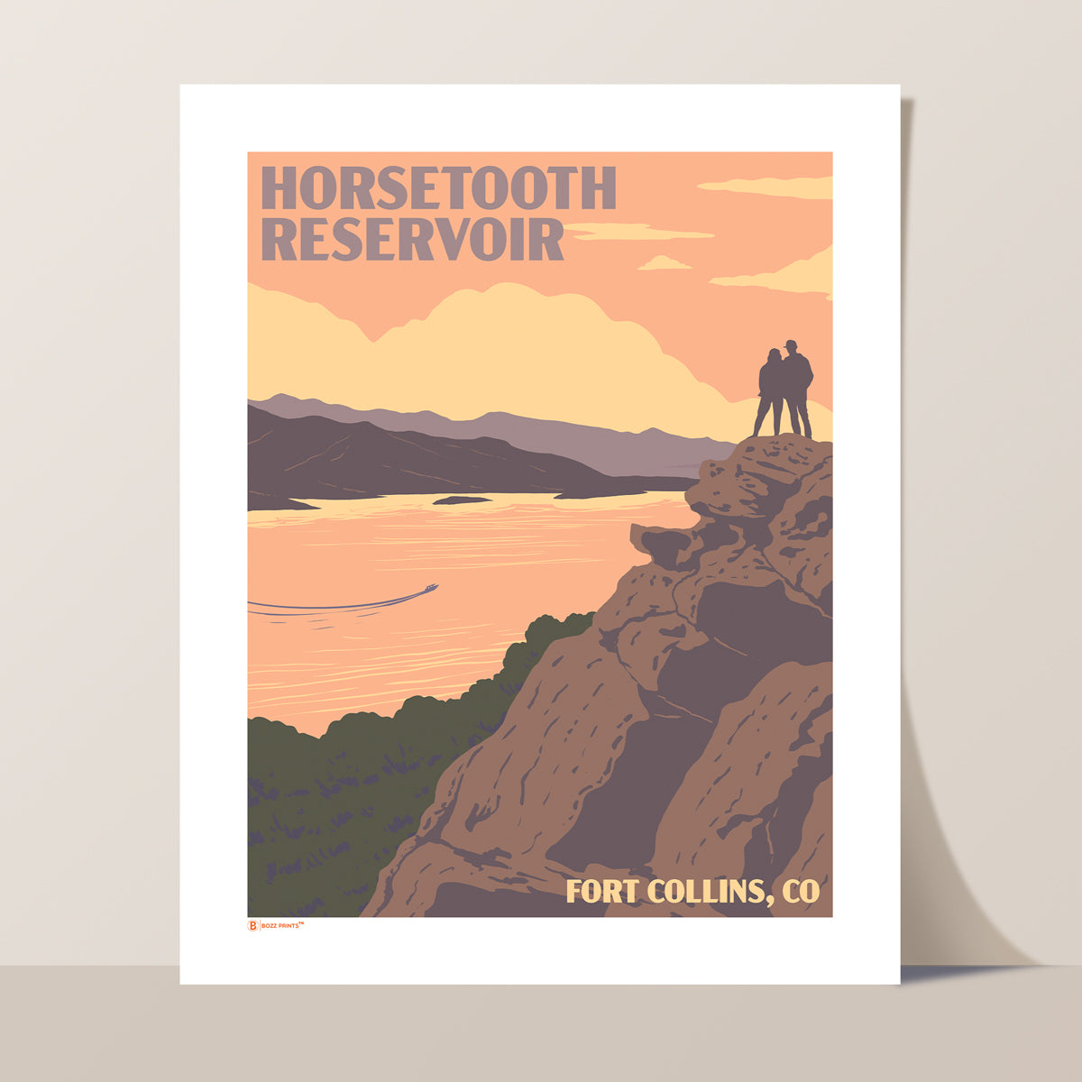 Horsetooth Reservoir - Colorado Print