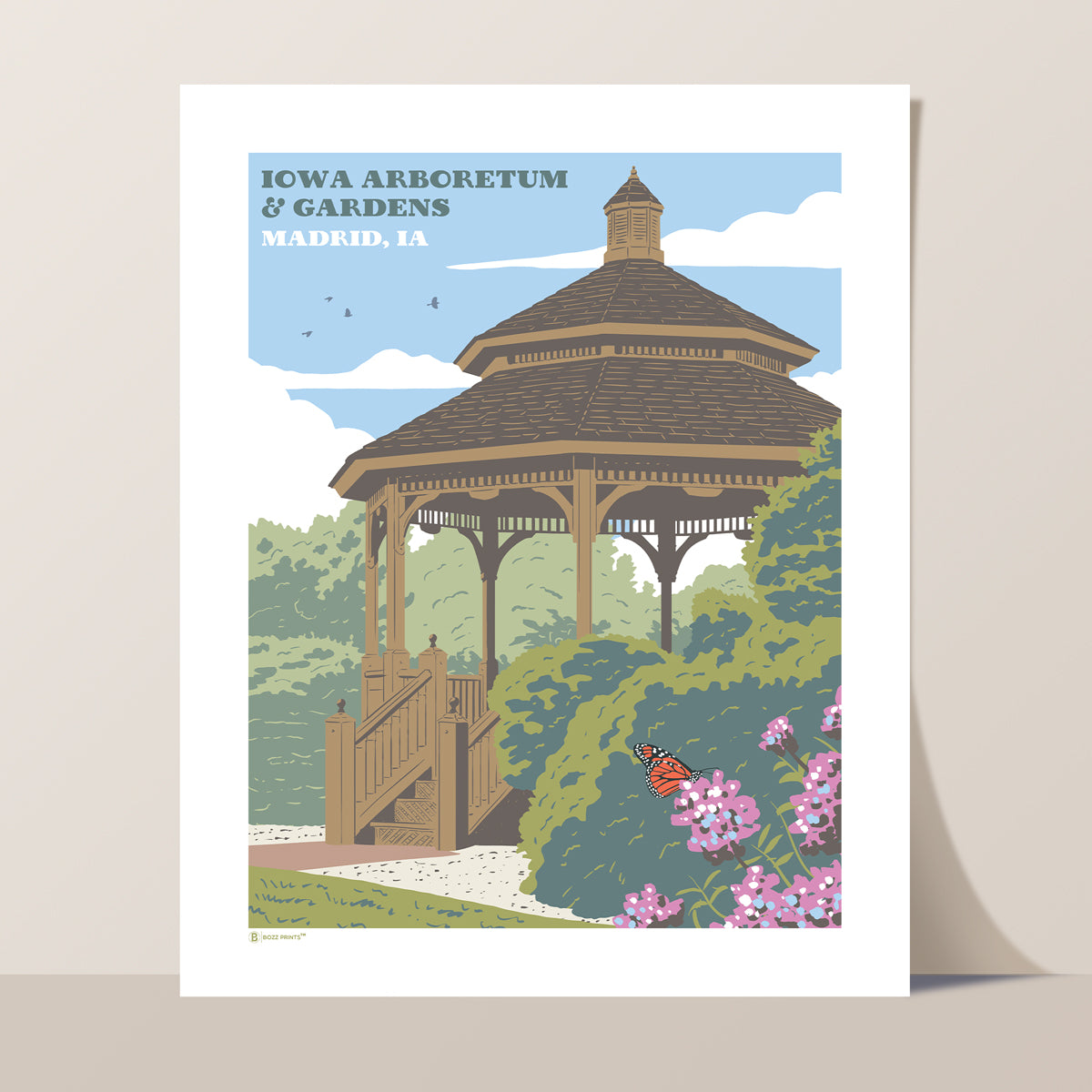 Iowa Arboretum & Gardens Print