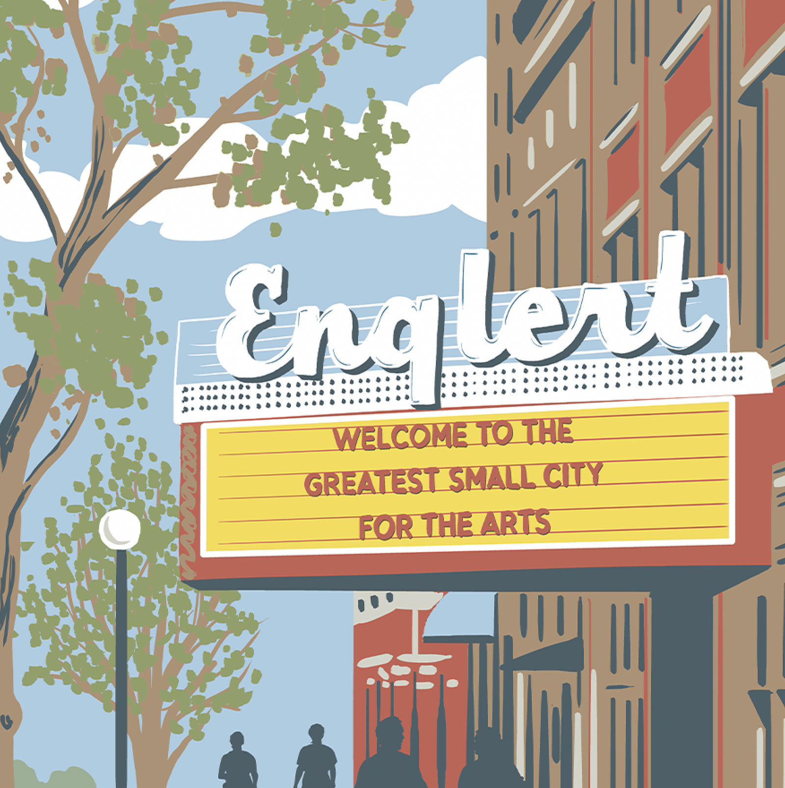 Iowa City: Greatest Small City for the Arts Print