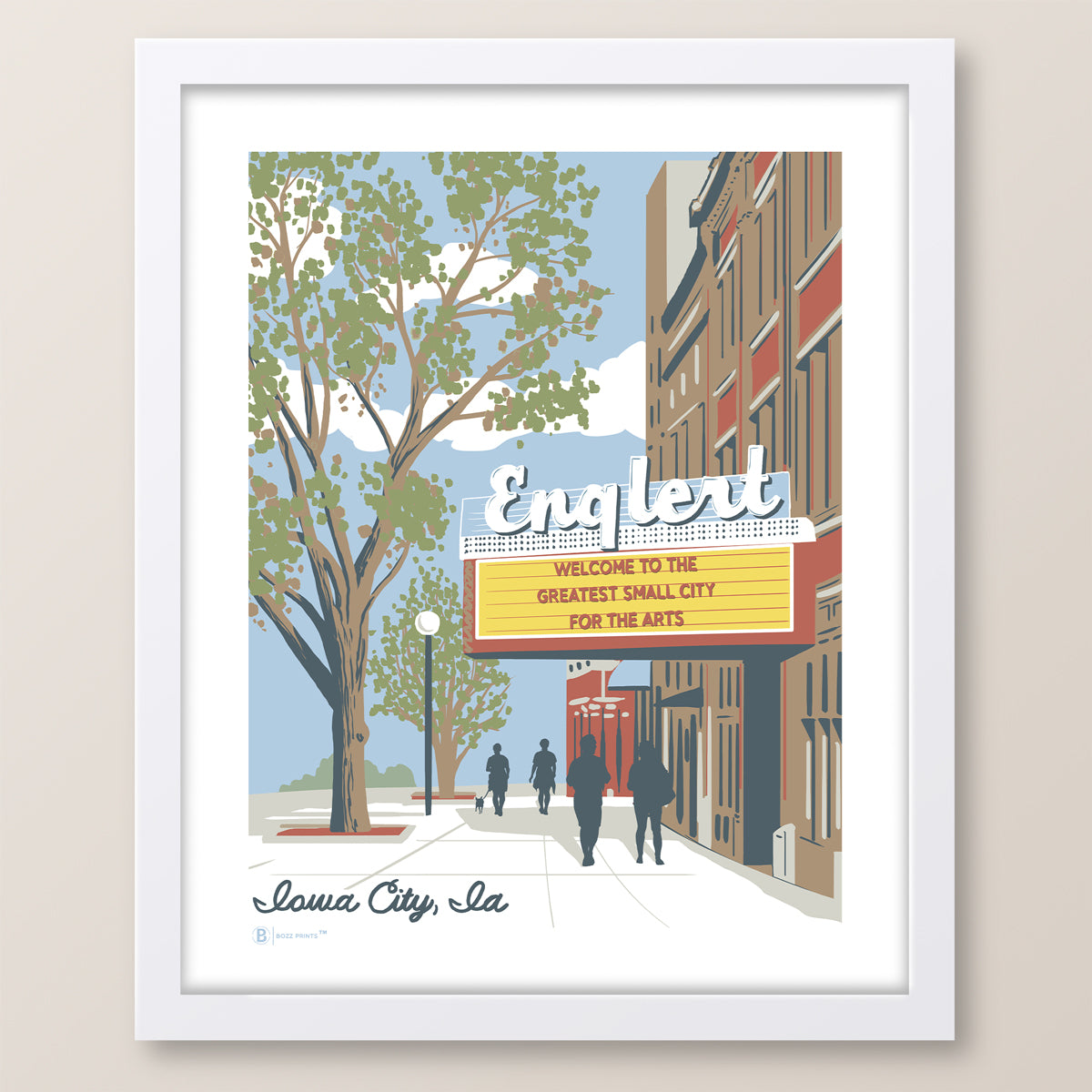 Iowa City: Greatest Small City for the Arts Print