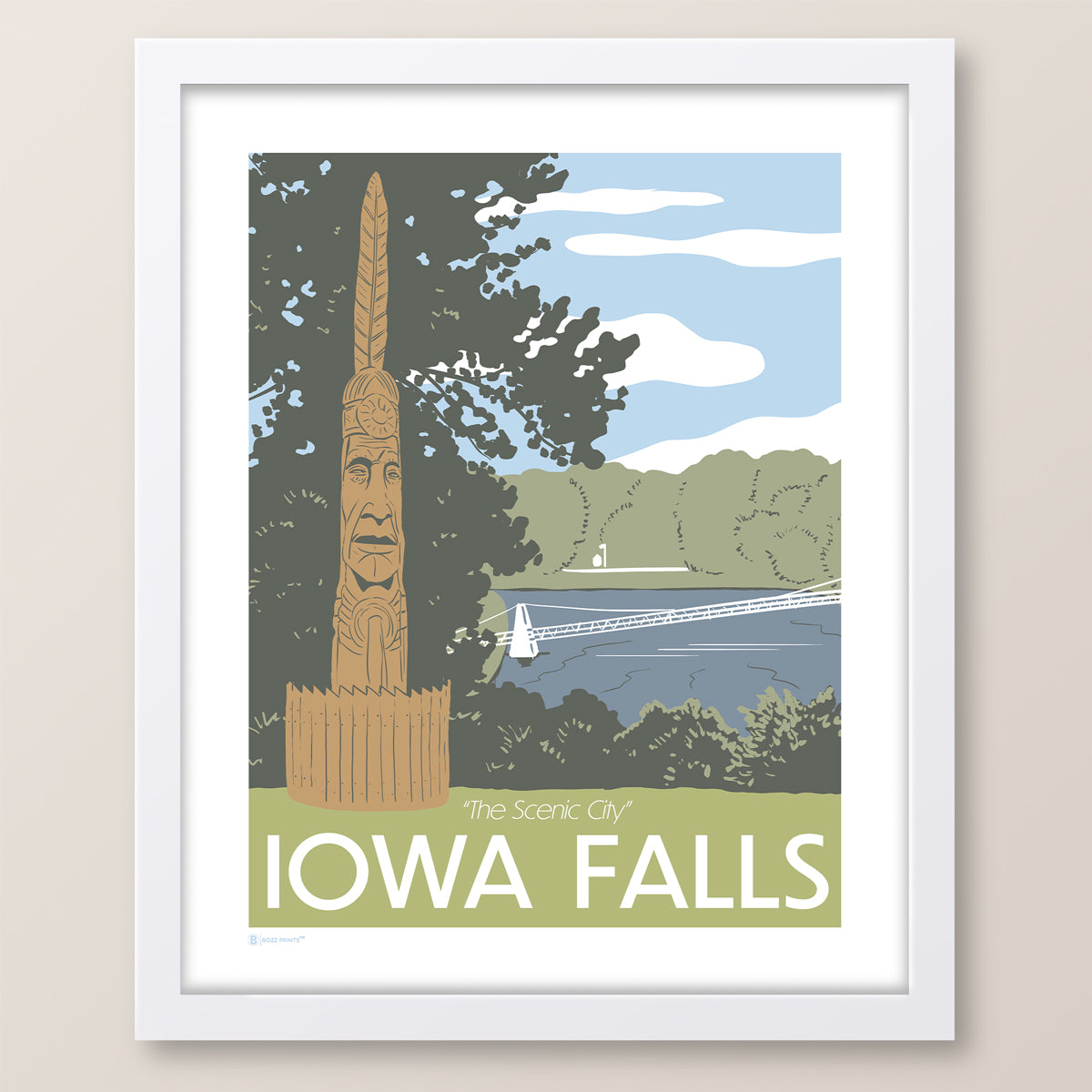 Iowa Falls Print