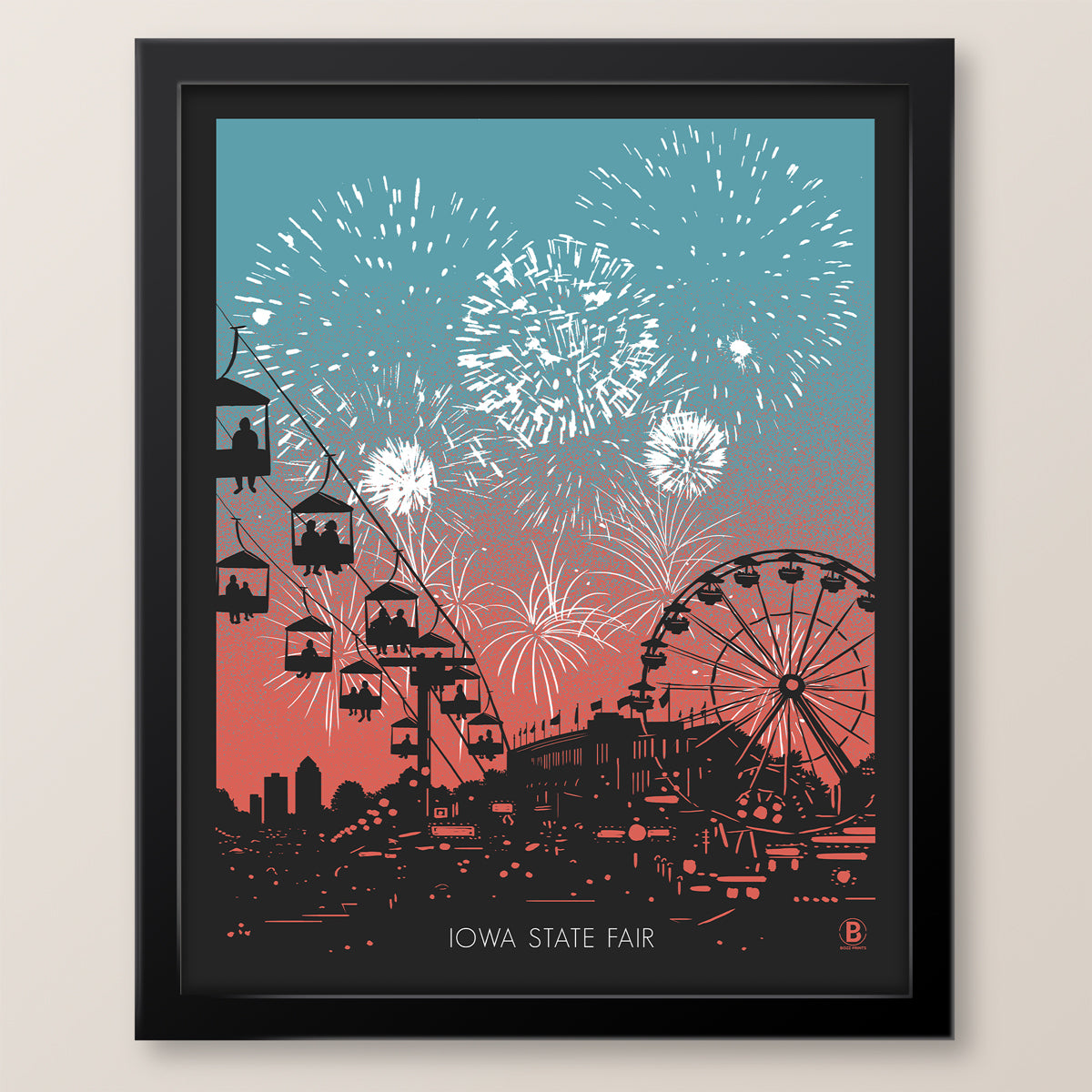 Iowa State Fair Fireworks Print